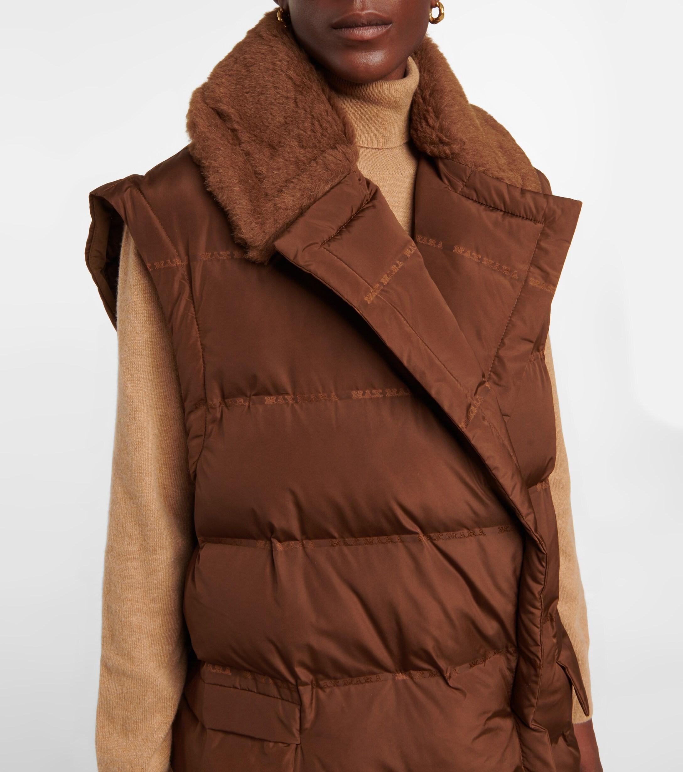 Mujer Ropa de Chaquetas de Chalecos Vest jacket de Max Mara Studio de color Neutro 
