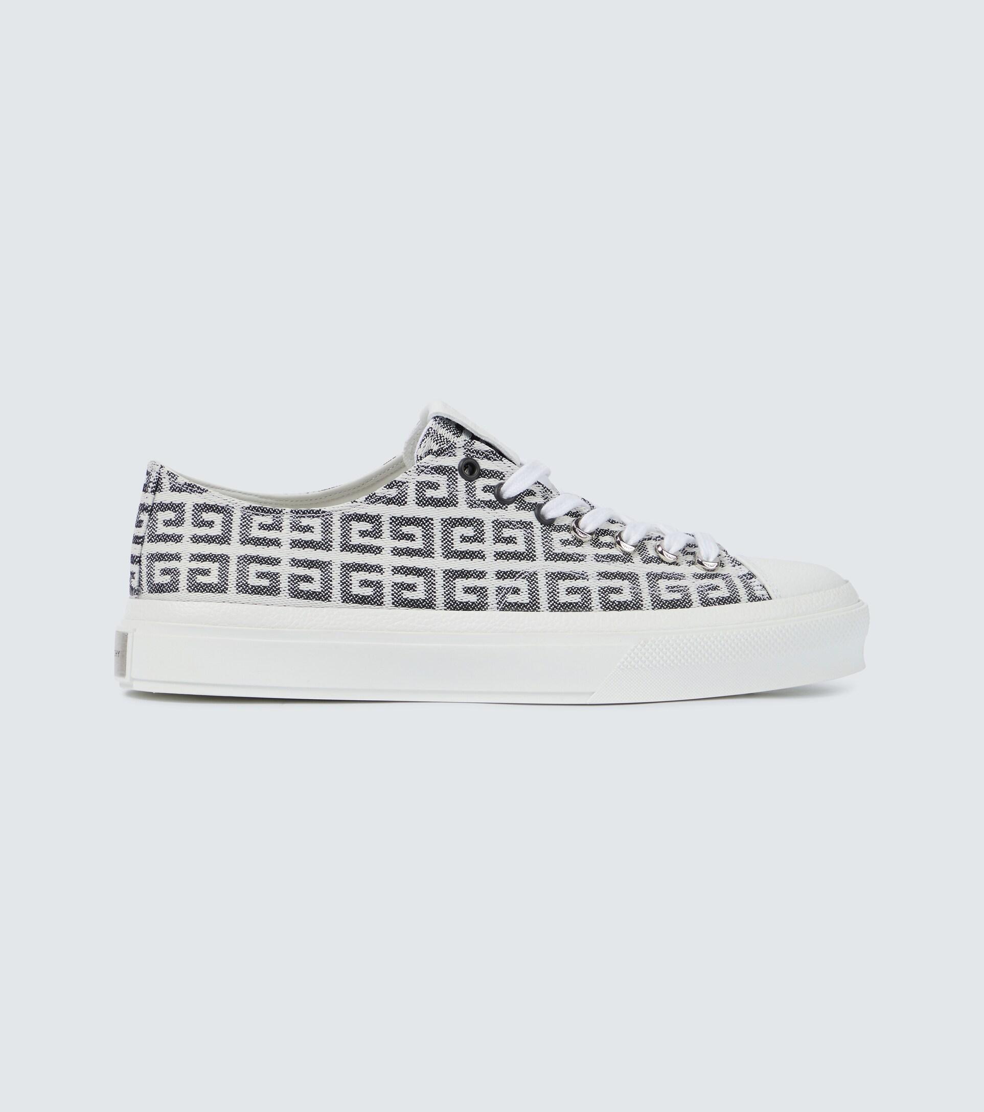 givenchy city jacquard sneakers