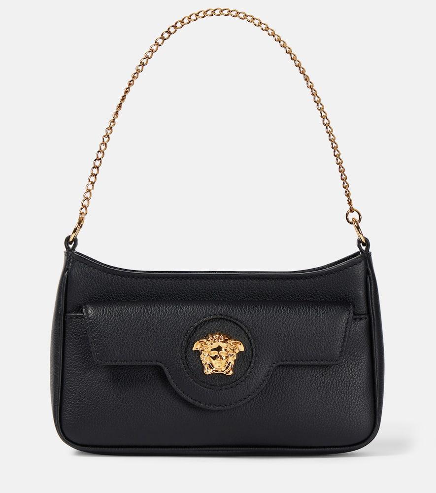 Versace Medusa Small Leather Shoulder Bag in Black Lyst UK - Main Image