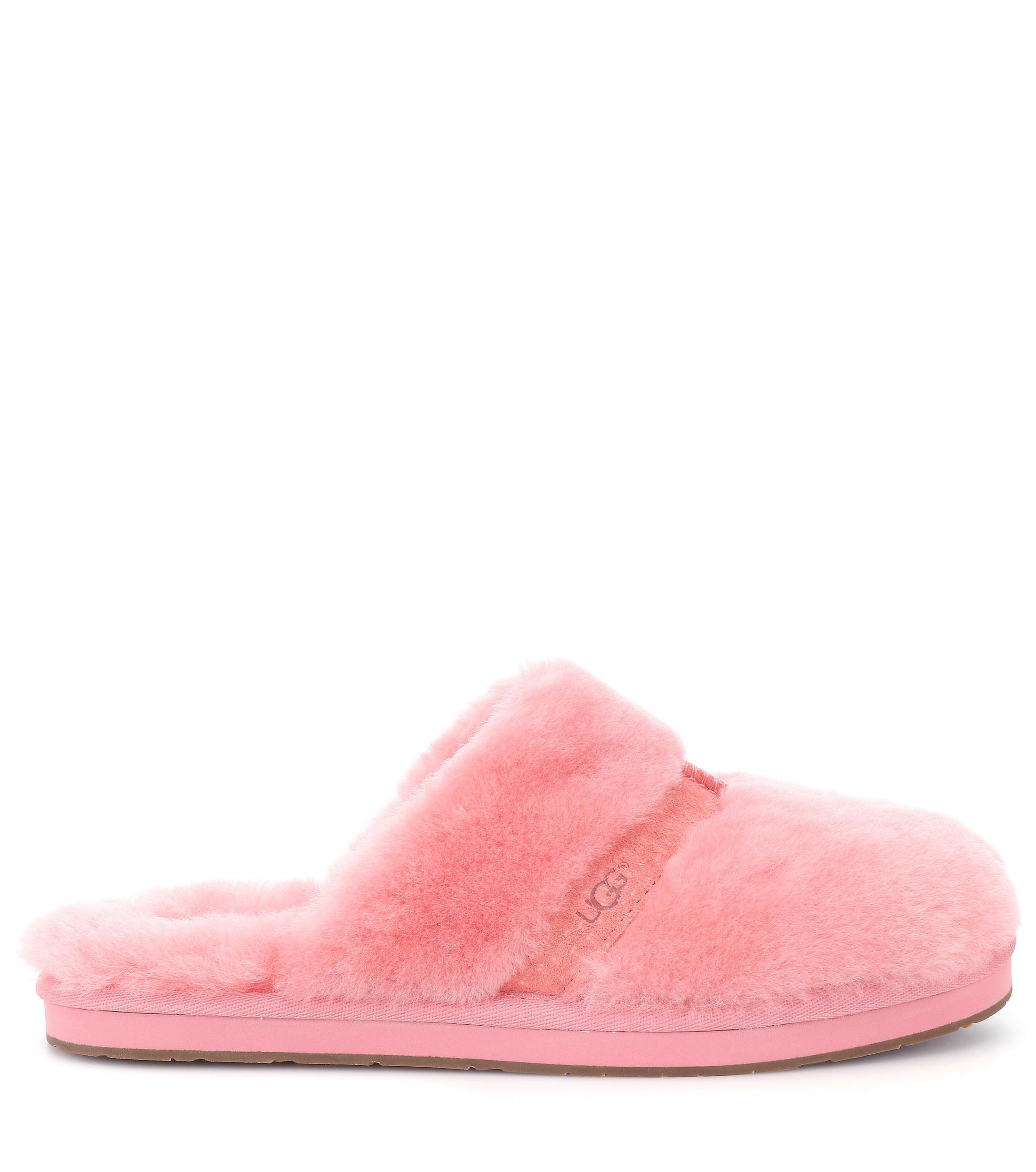 UGG Dalla Fur Slippers in Pink - Lyst