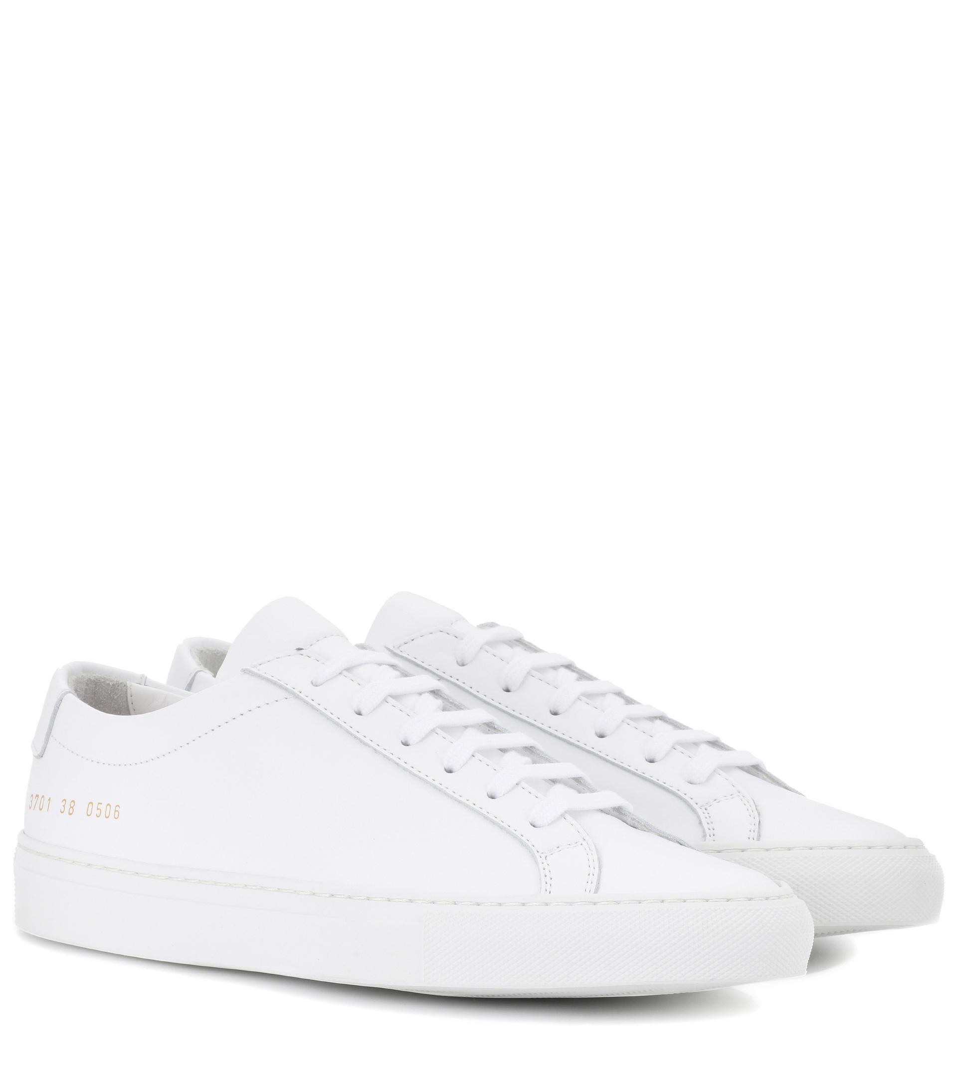 common projects white trainers