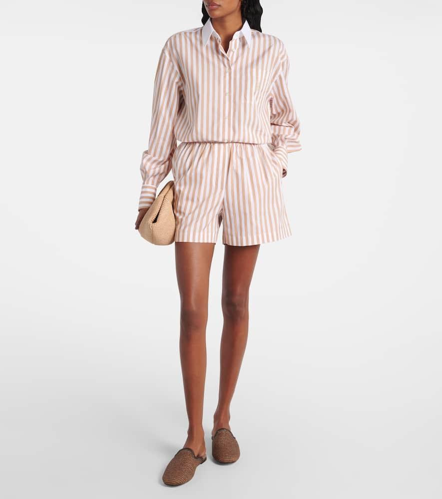 ショートパンツ BRUNELLO CUCINELLI STRIPED KNIT BERMUDA Brunello Cucinelli Striped Knit Bermuda | italist