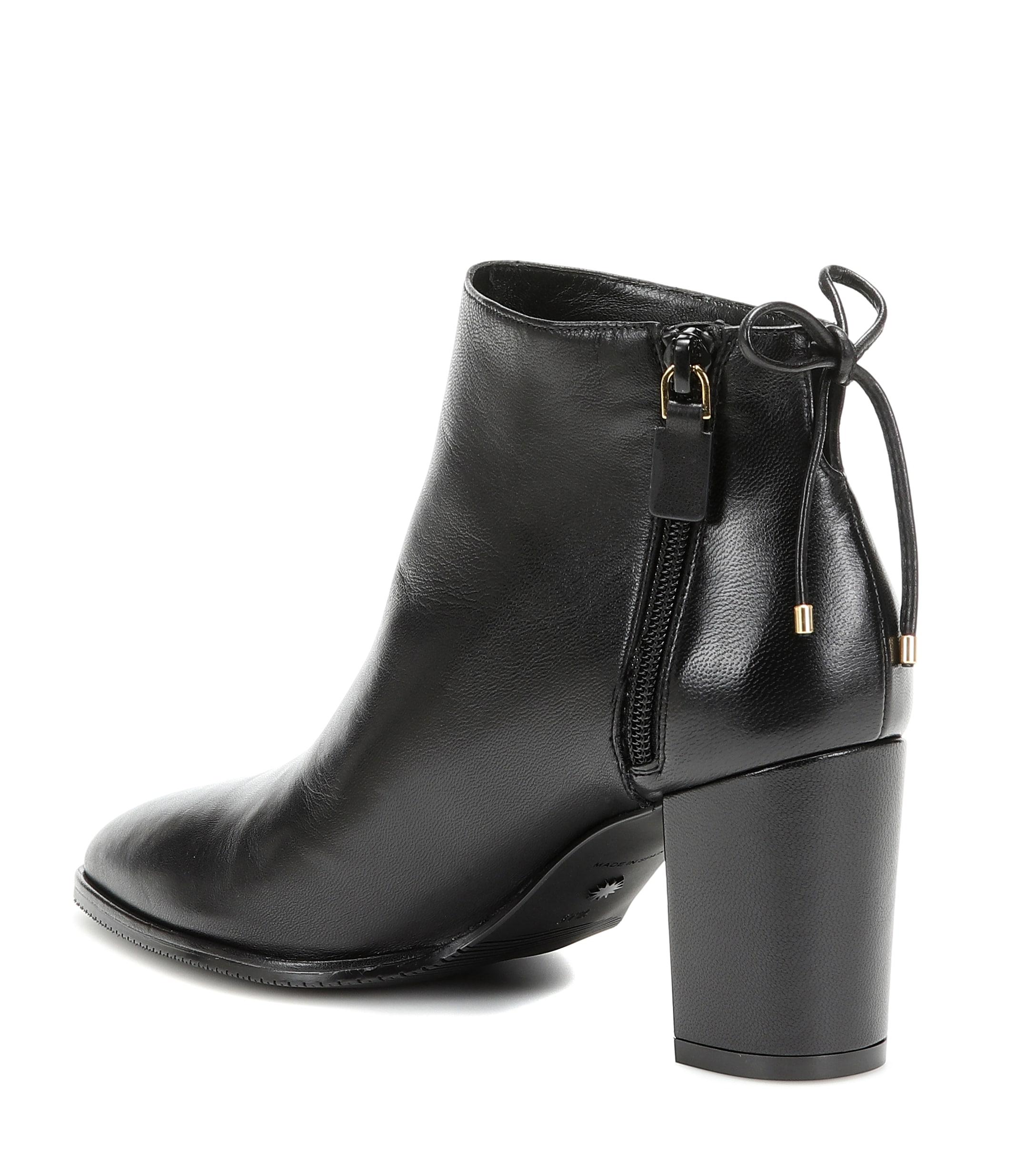 stuart weitzman gardiner block heel ankle bootie