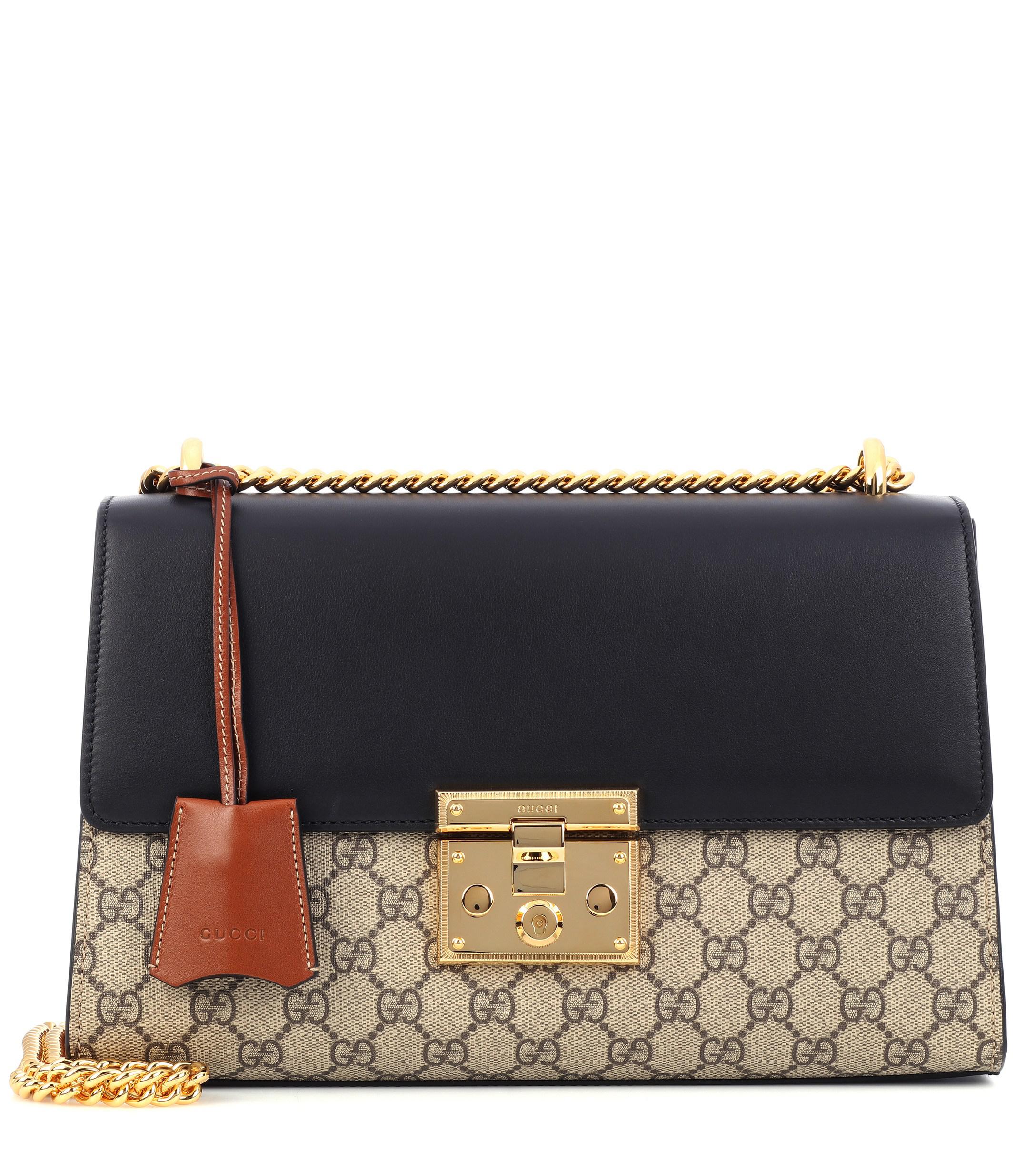 gucci padlock supreme shoulder bag