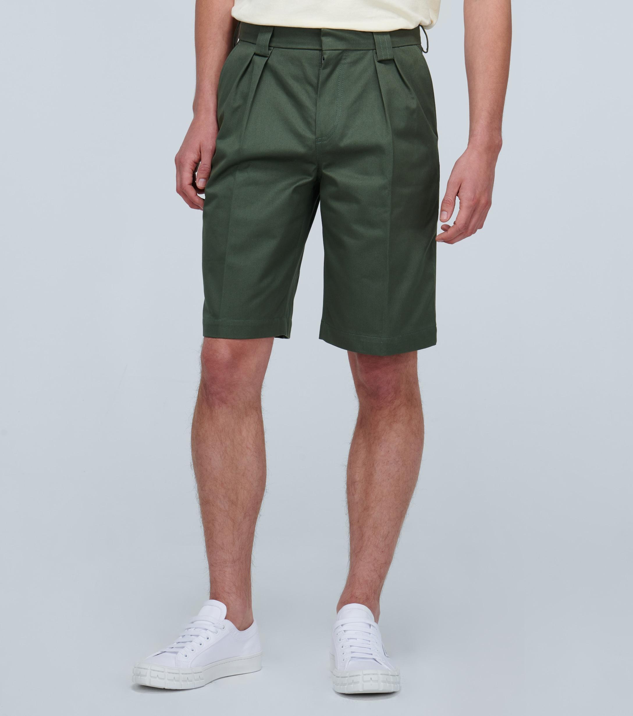 Jacquemus Cotton Le Short De Costume Shorts in Green for Men - Lyst