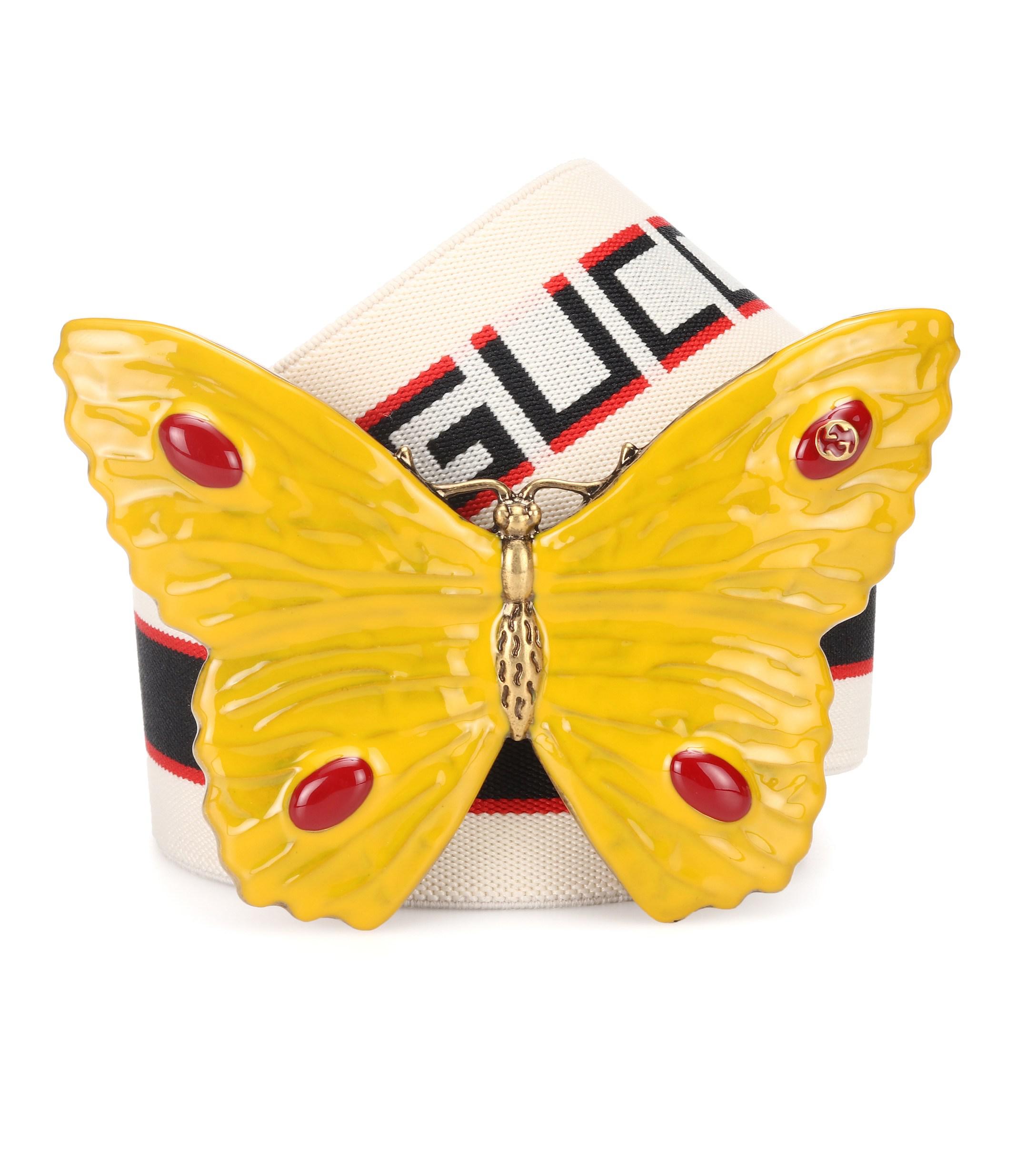 yellow gucci belt
