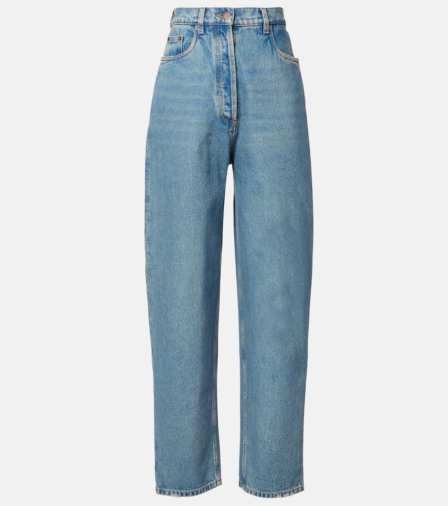 PRADA WIDE LEG デニム ハーフ パンツ ジーンズ Women's Prada Wide-leg jeans | Lyst