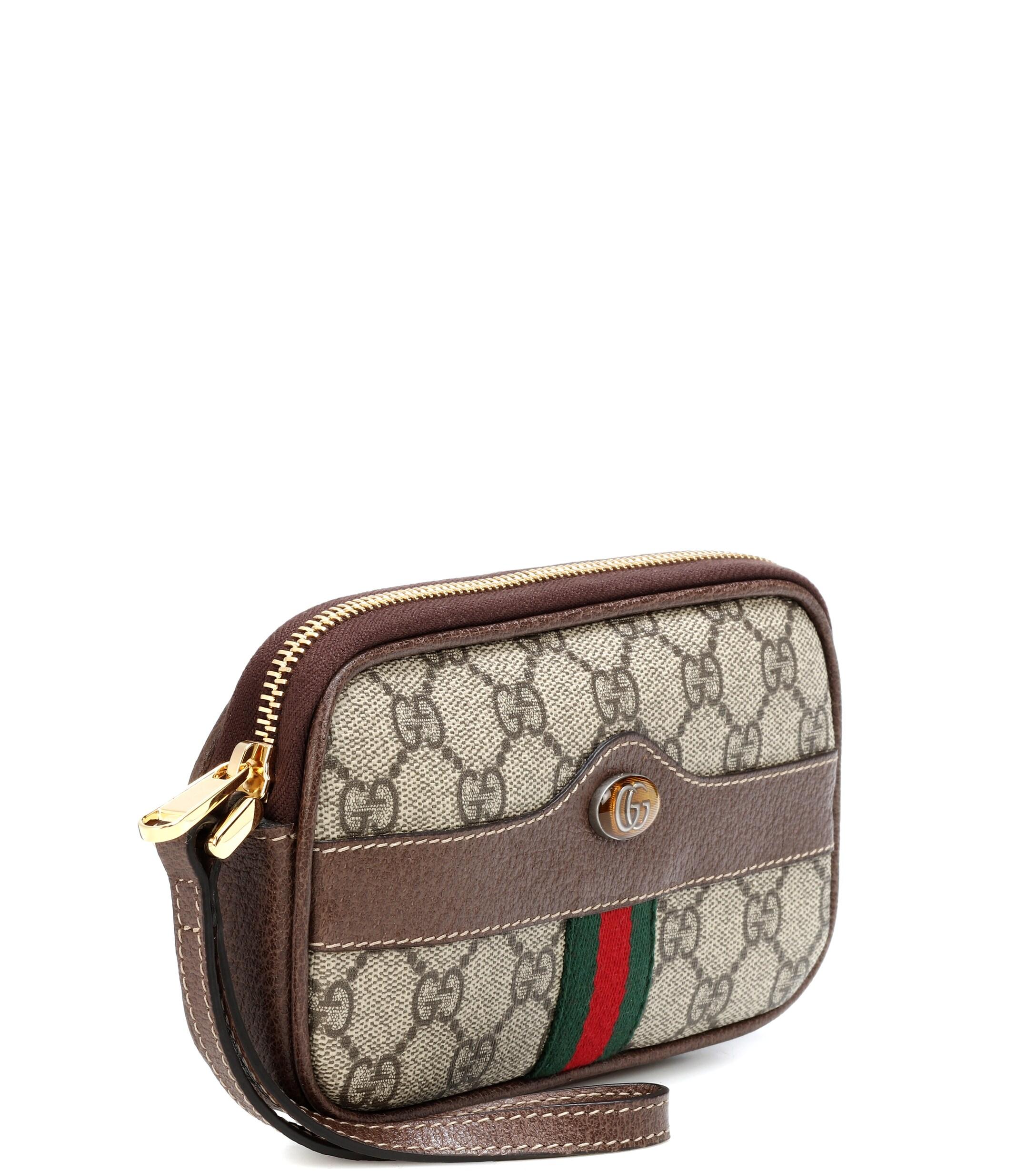 Gucci Canvas Ophidia GG Supreme Pouch - Lyst