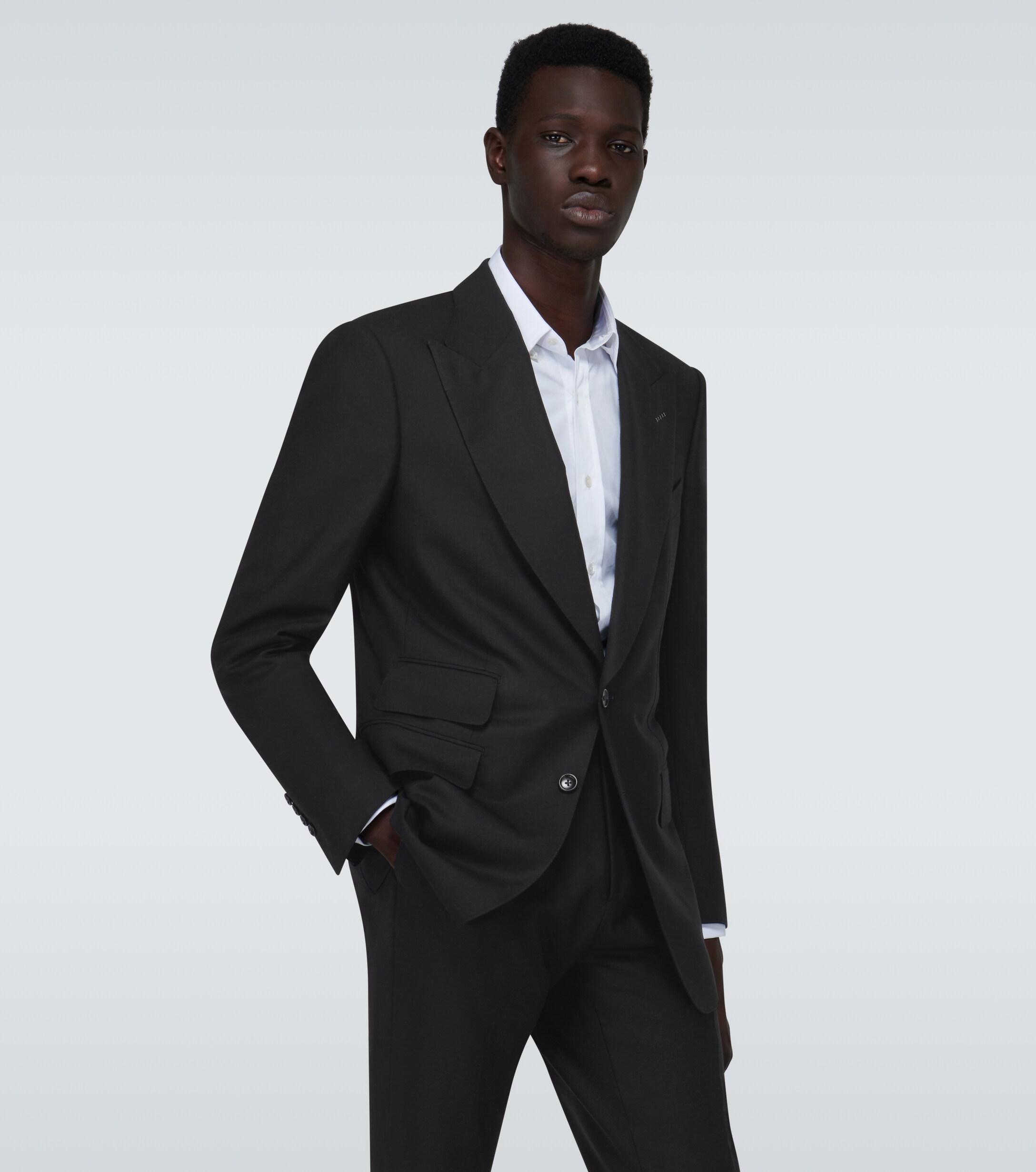 Tom Ford Atticus Wool And Silk-blend Suit in Black for Men - Lyst