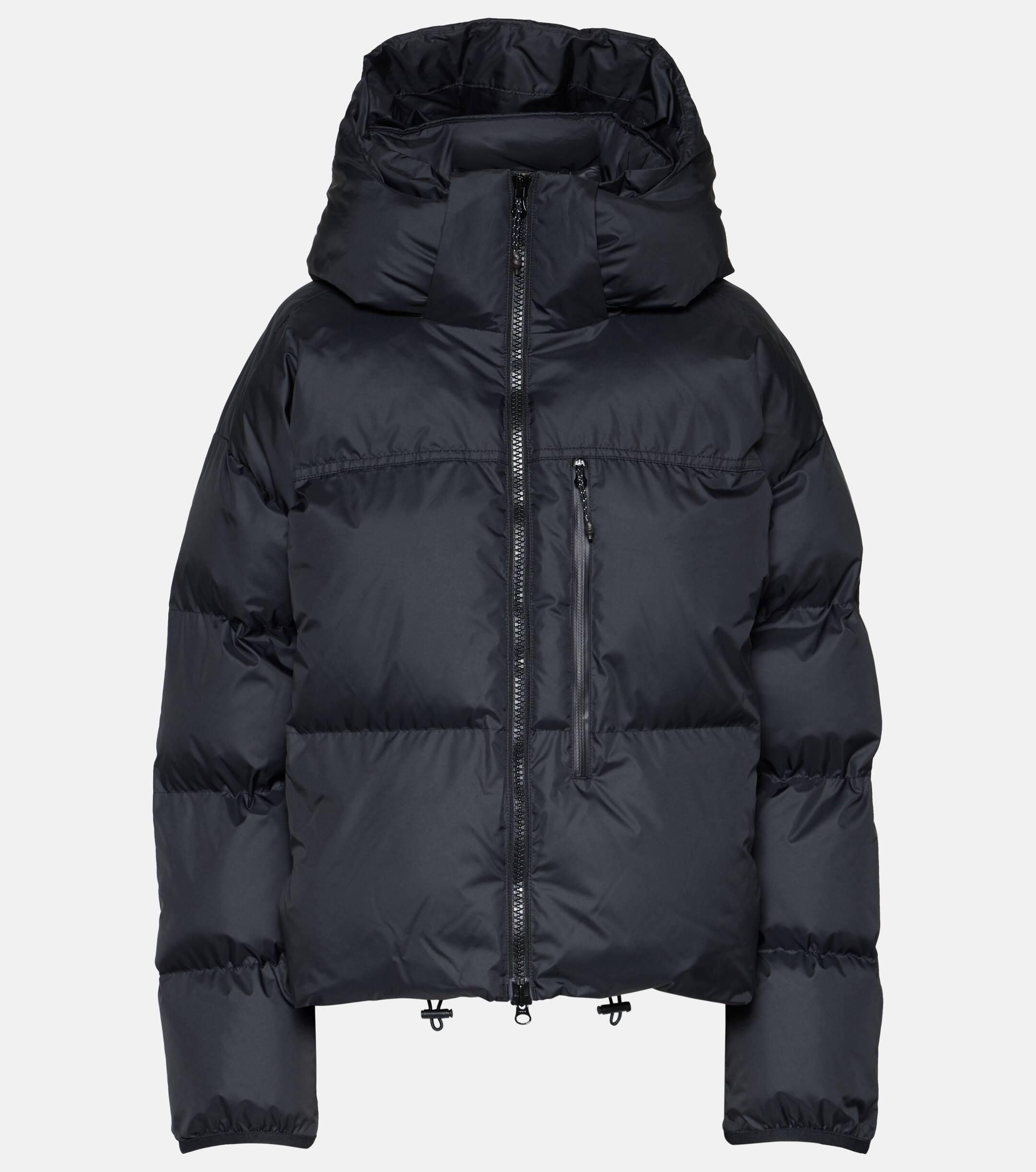 adidas By Stella McCartney Logo Patch Puffer Jacket in Black Lyst UK