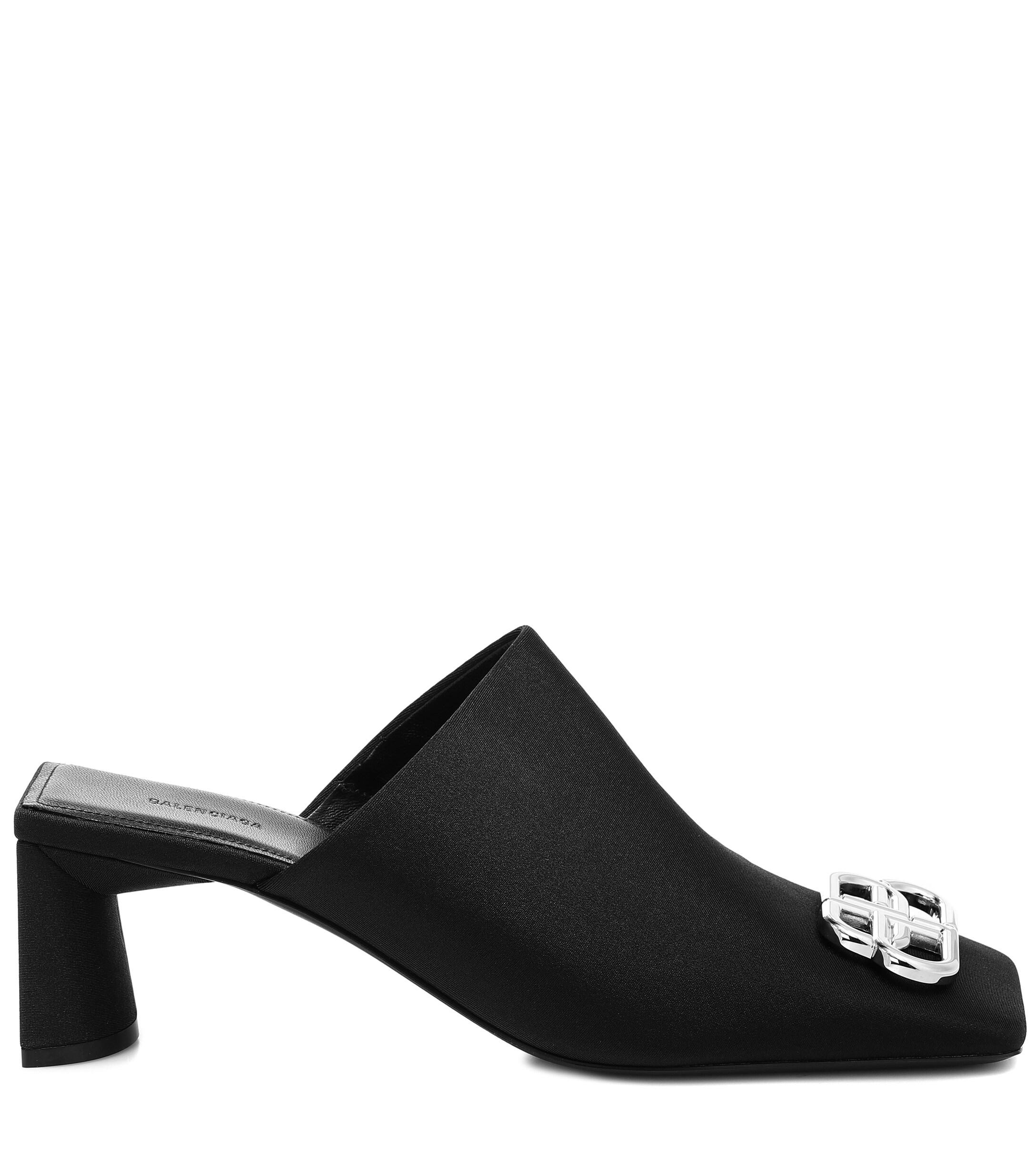 balenciaga double square mules