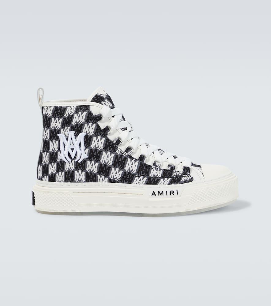 スタイリッシュ♪【AMIRI】MA Court High-Top Sneakers AMIRI Men's M.A. Court High Black / White High Top Sneakers