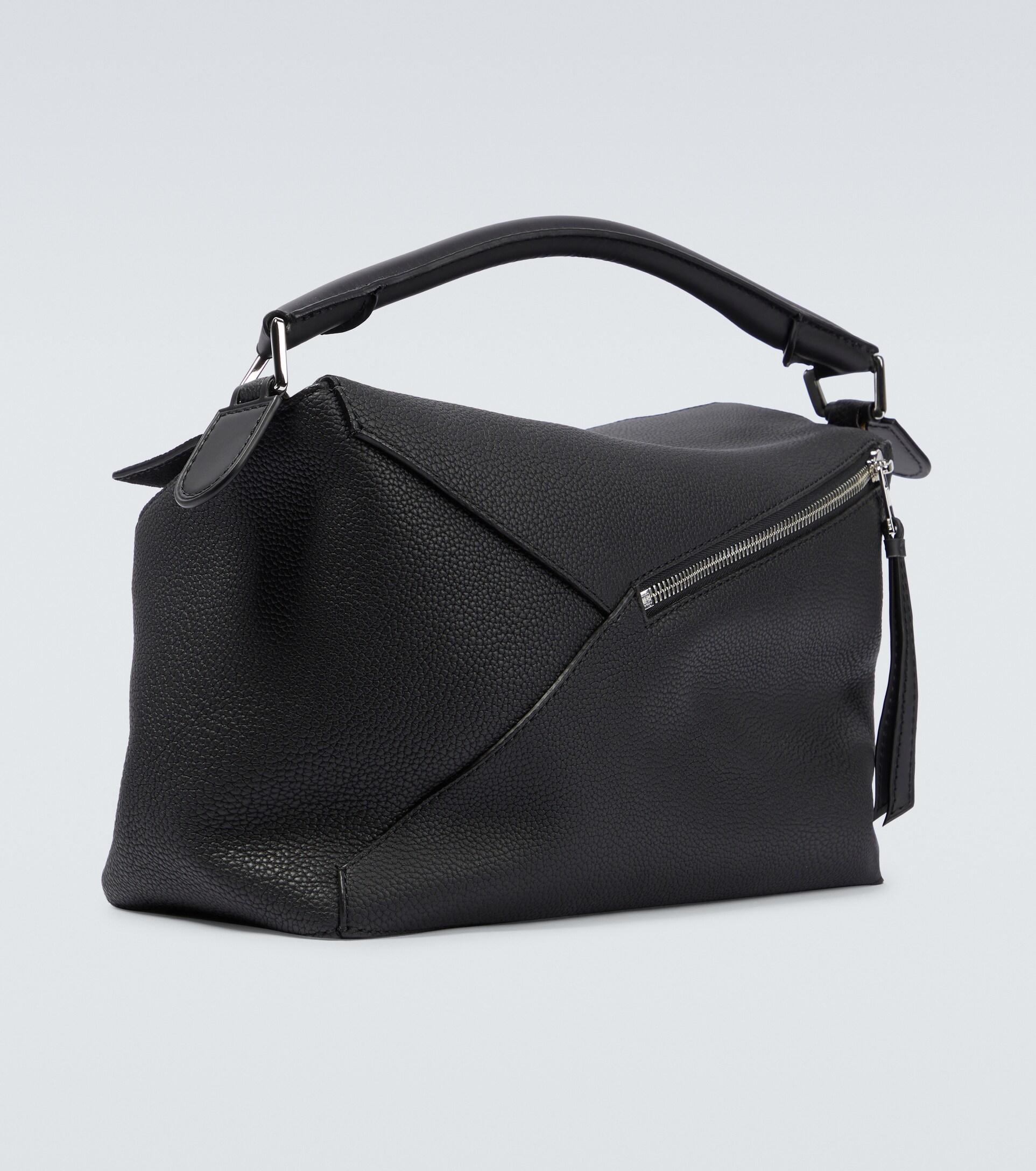Loewe Black Large Puzzle Bag – BlackSkinny
