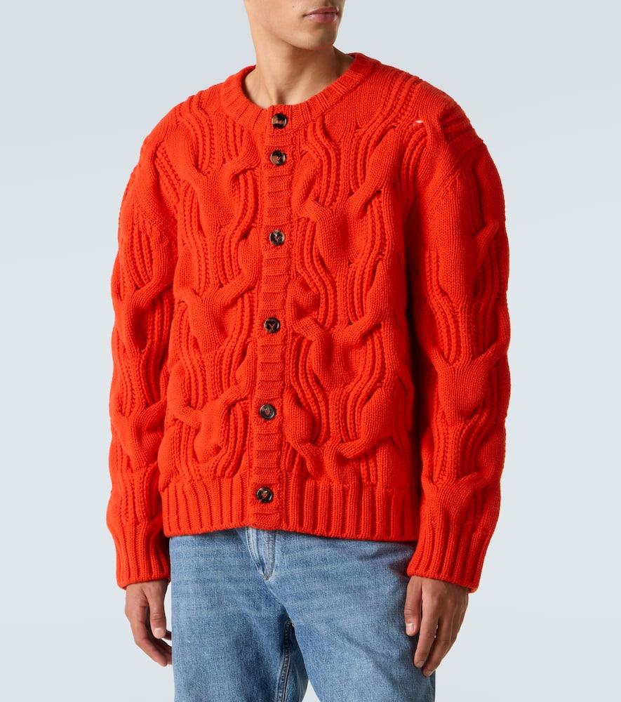 Red Bottega Veneta Knitwear for Men | Lyst