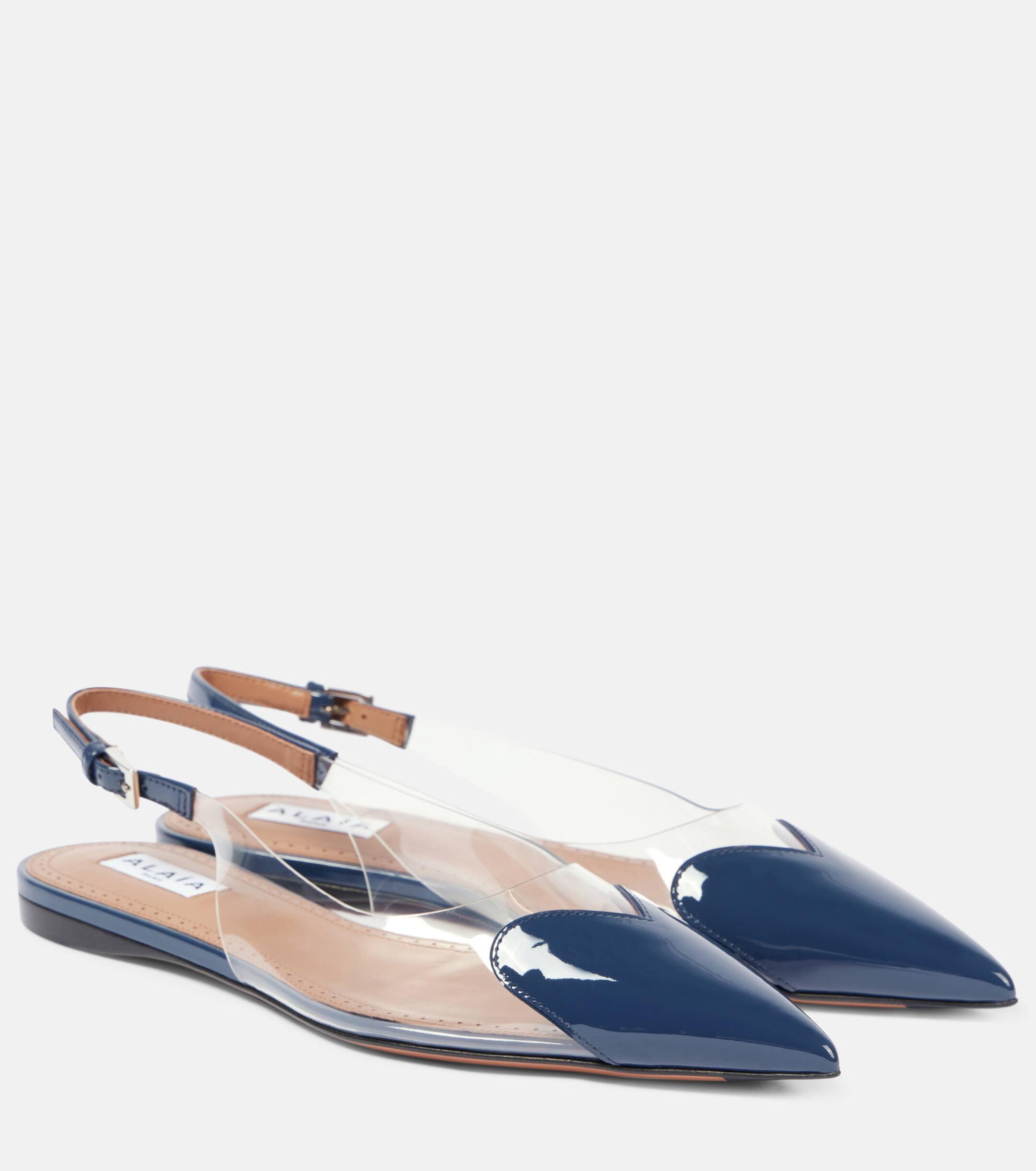 Patent leather slingback flats new arrivals