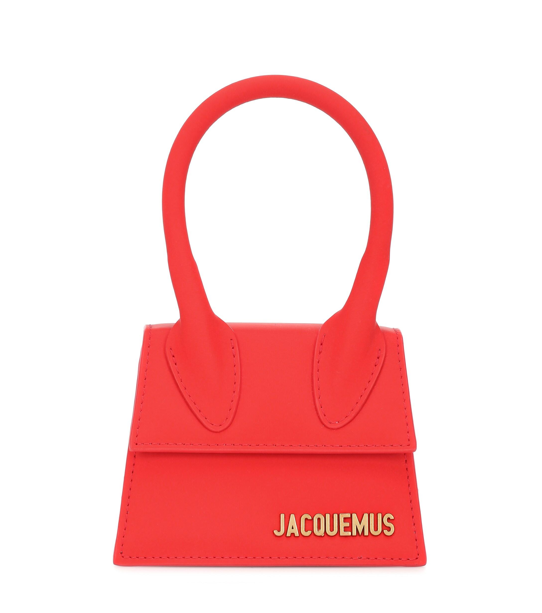 Jacquemus Le Chiquito Mini Leather Tote - Women - Pink Tote Bags