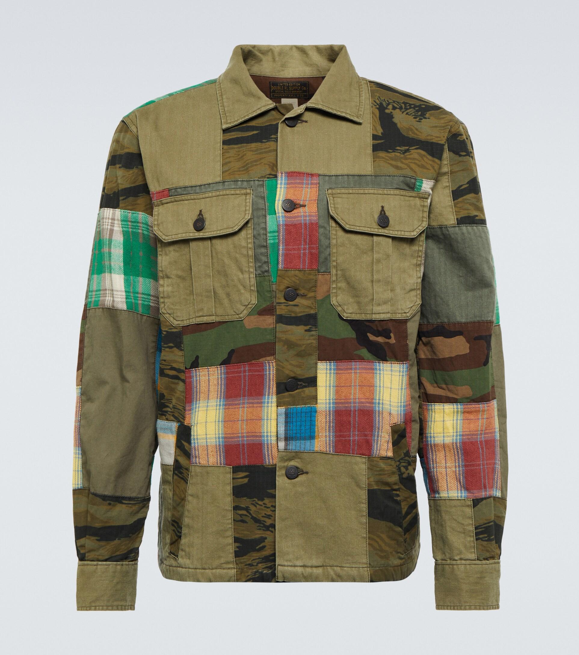 RRL Limited Edition Patchwork Camp Shirt | centroclinicoaveiro.pt