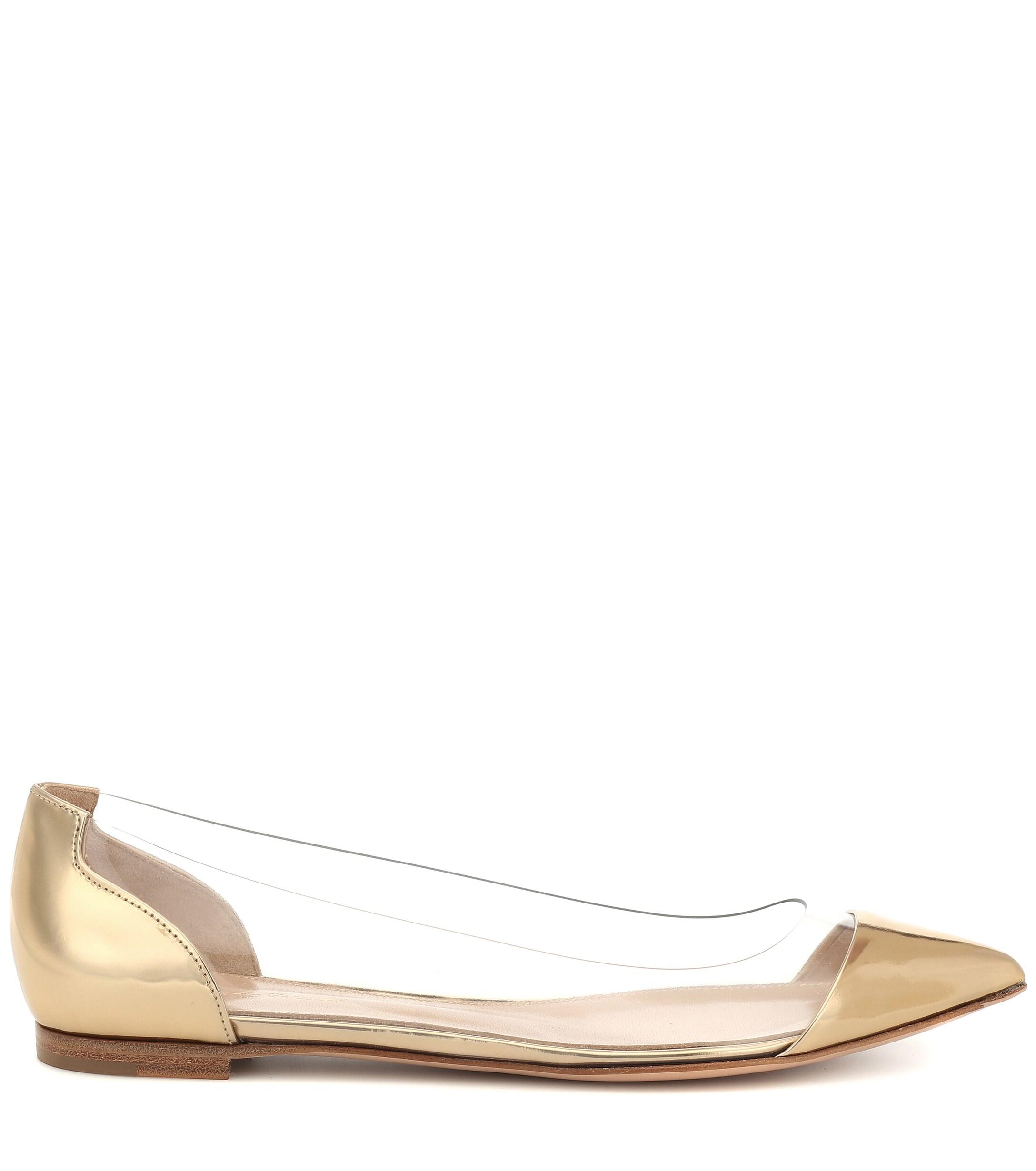 gianvito rossi plexi flat