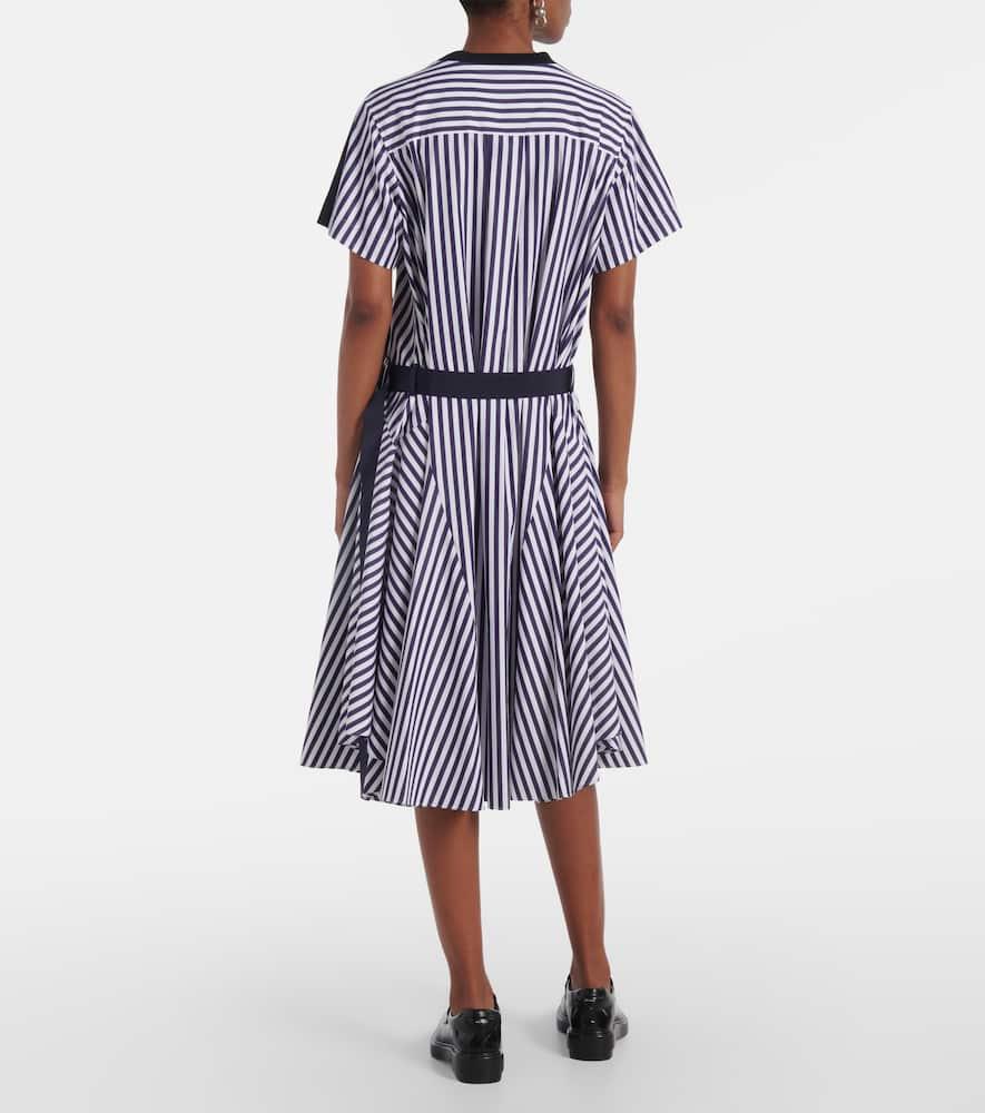 ワンピース SACAI Woman Dress Striped 2507761 458 Sacai Striped Dresses for Women | Lyst