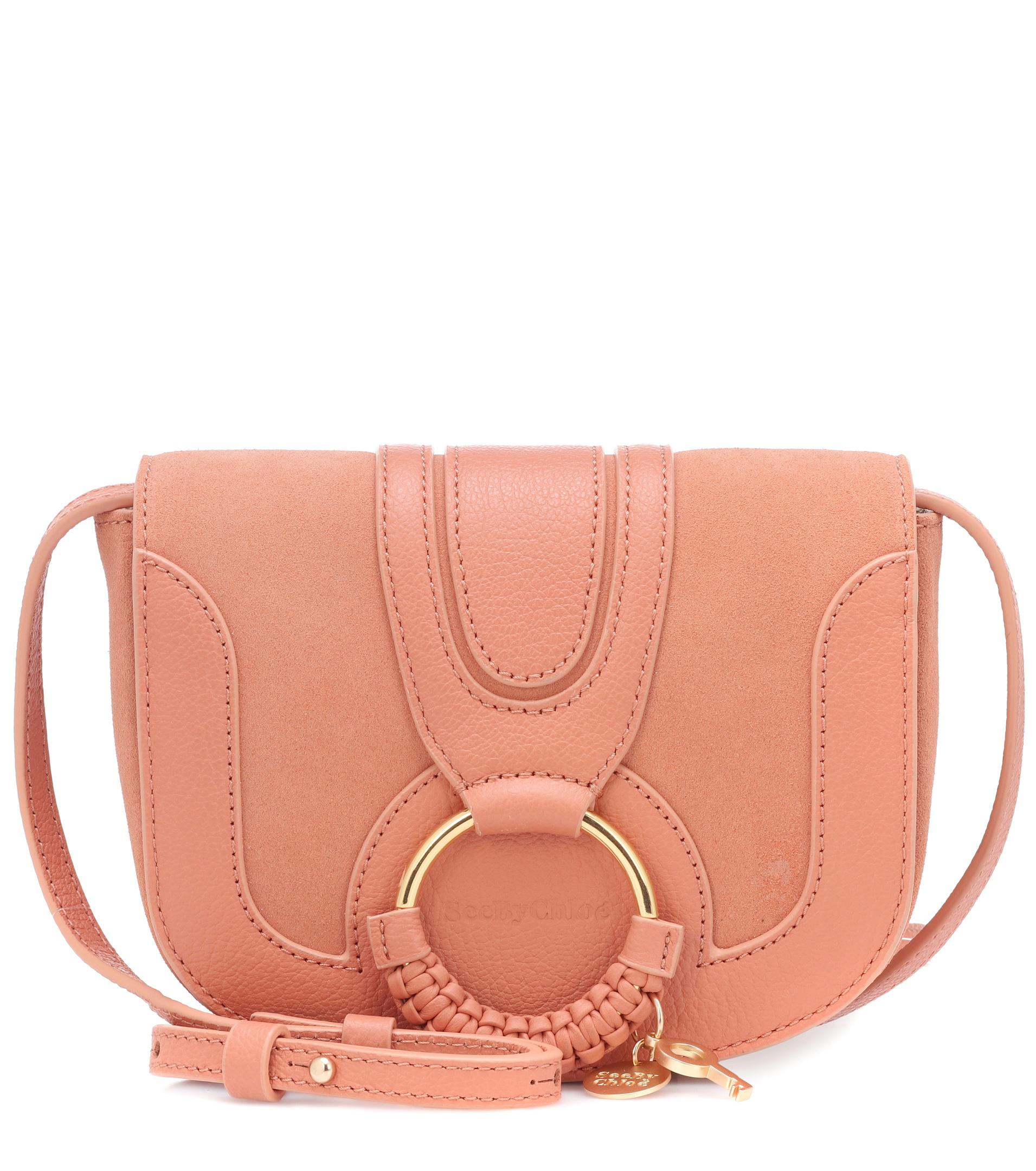 See By Chloé Hana Mini Leather Shoulder Bag in Pink - Lyst