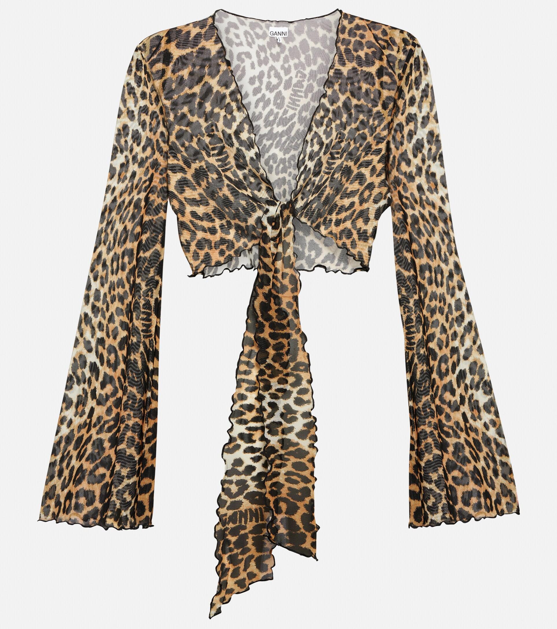 ganni-leopard-print-mesh-crop-top-lyst