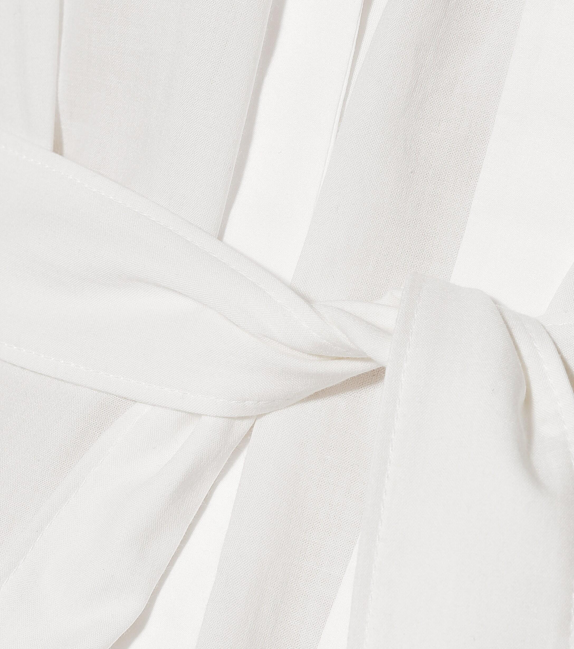 white cotton midi