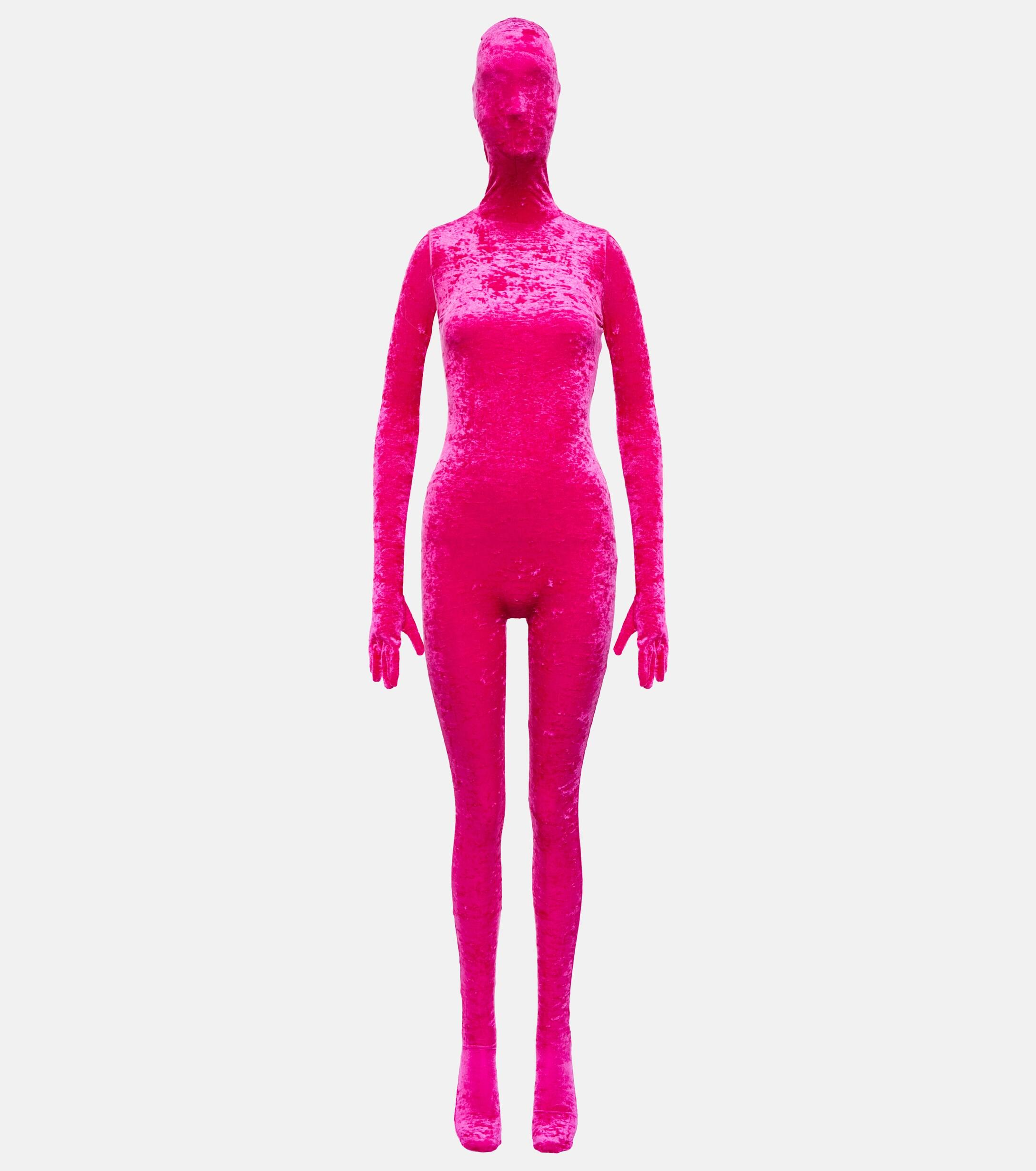 Vetements Velvet Full-body Jumpsuit in Pink