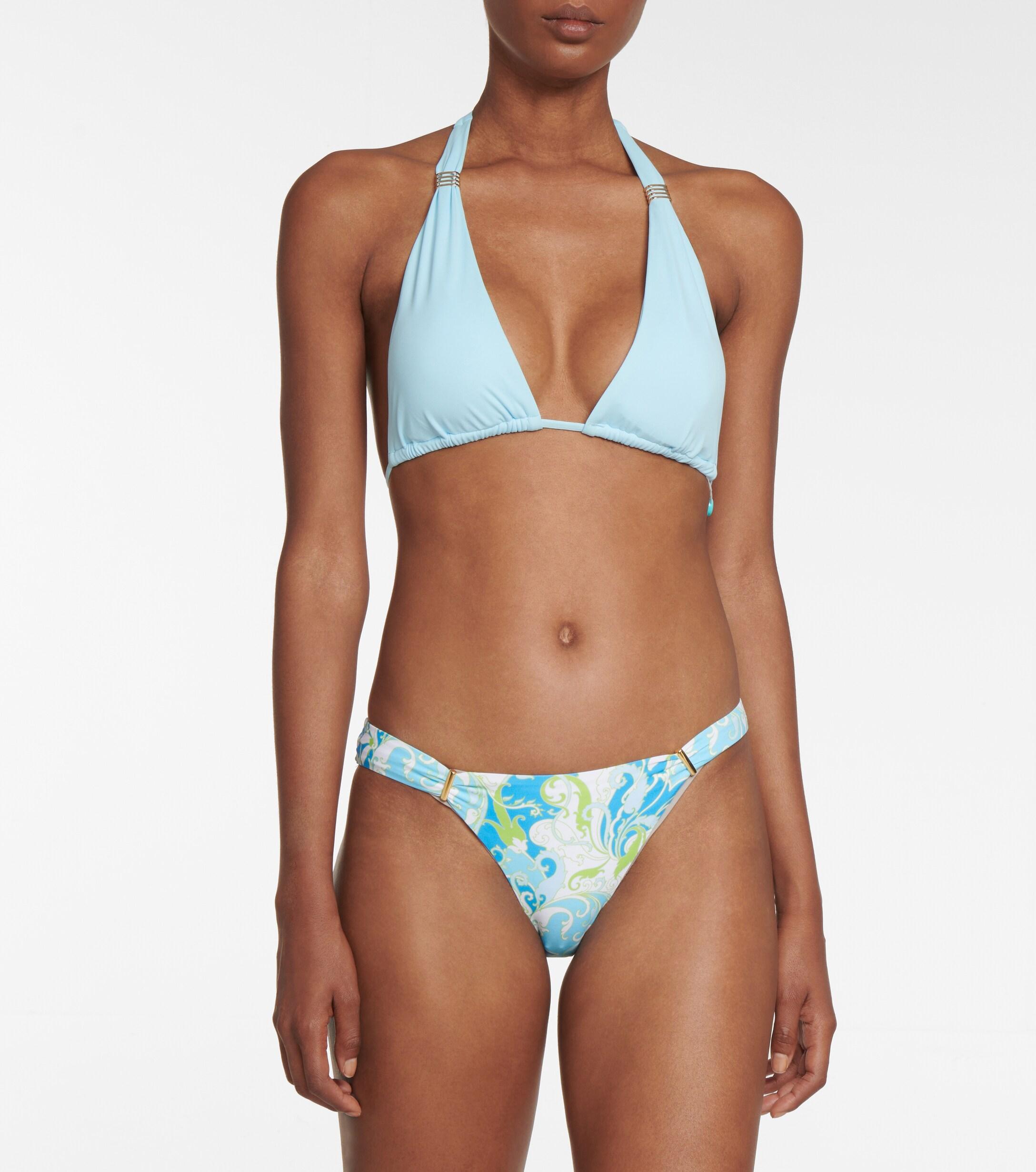 Melissa Odabash Bikini-Oberteil Grenada in Blau Damen Bekleidung Bademode und Strandmode Bikinis und Badeanzüge 