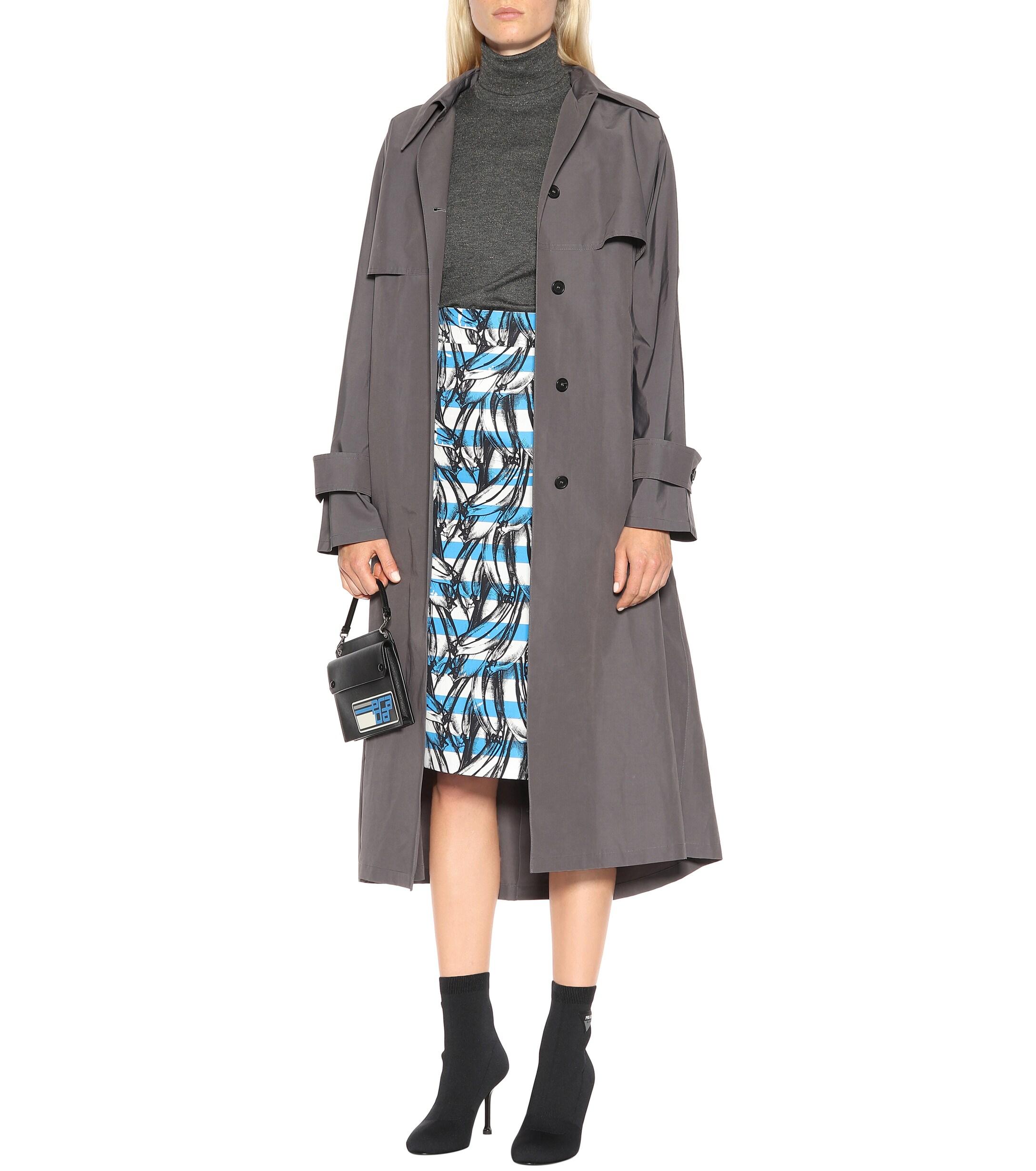 prada stretch fabric booties