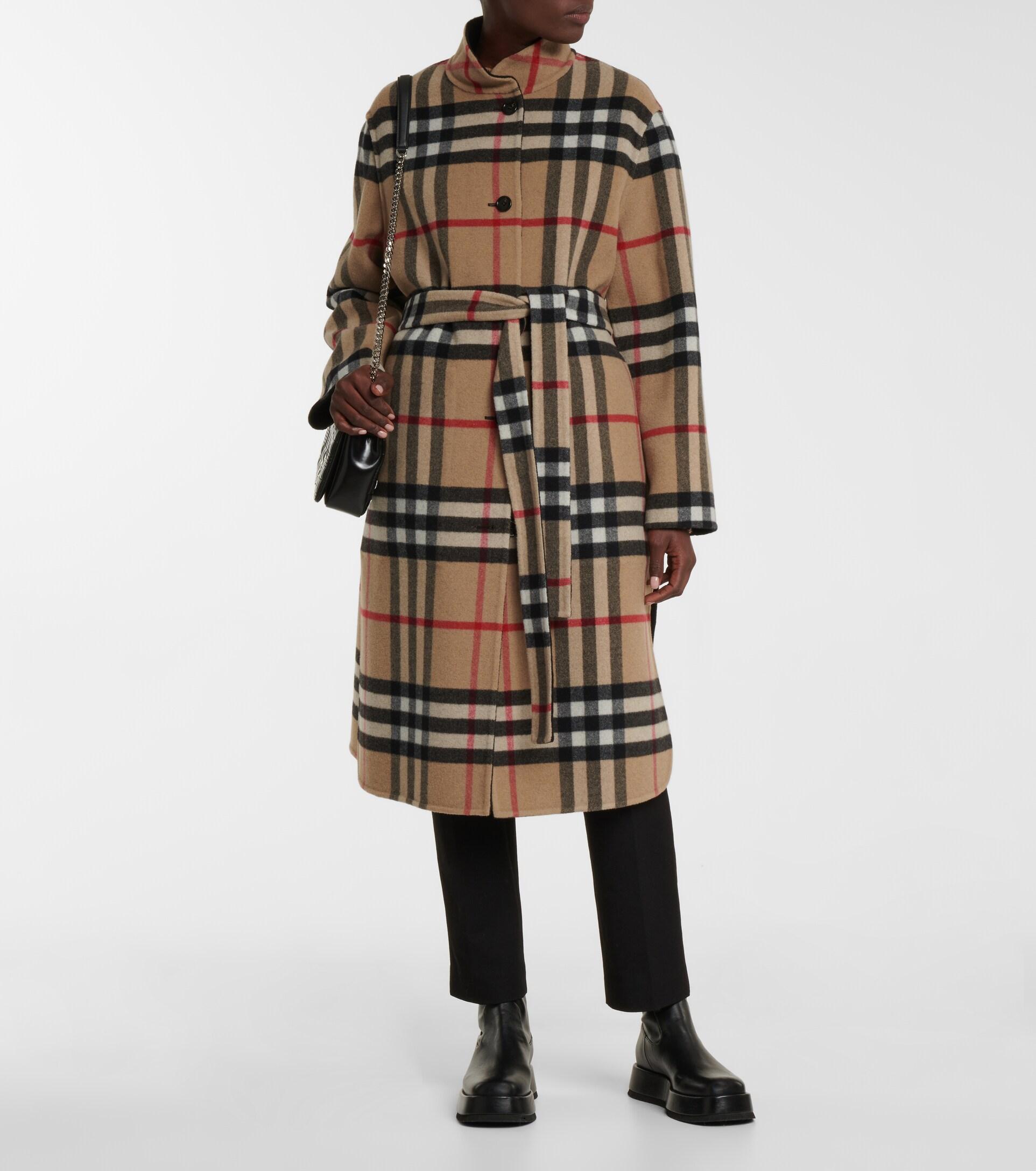 Burberry Vintage Check Reversible Wool | Lyst