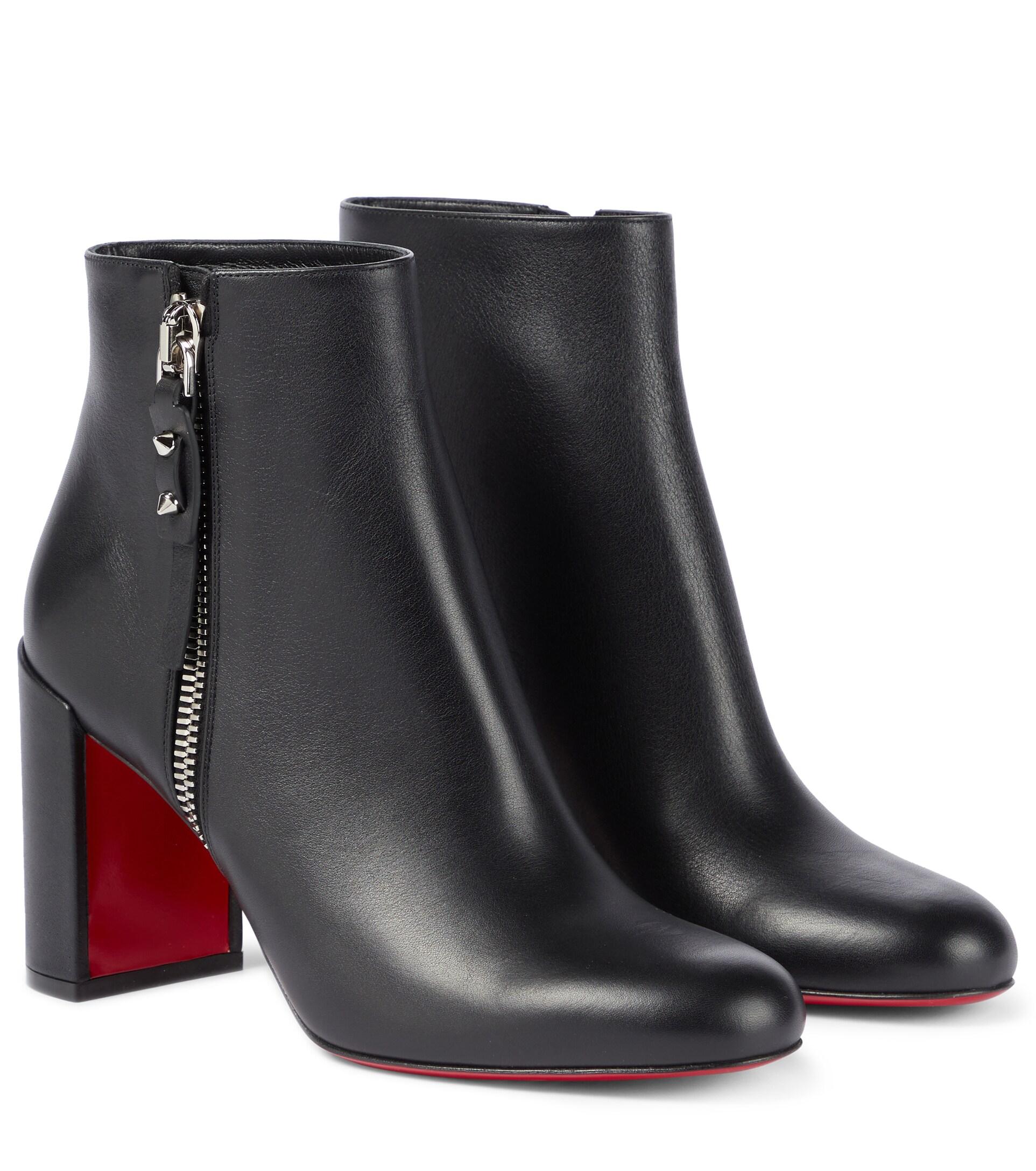 Christian Louboutin Ziptotal 85 Leather 