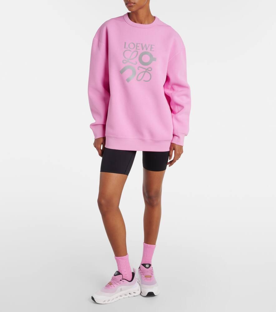 Loewe X On Logo Jersey Sweatshirt in Pink | Lyst