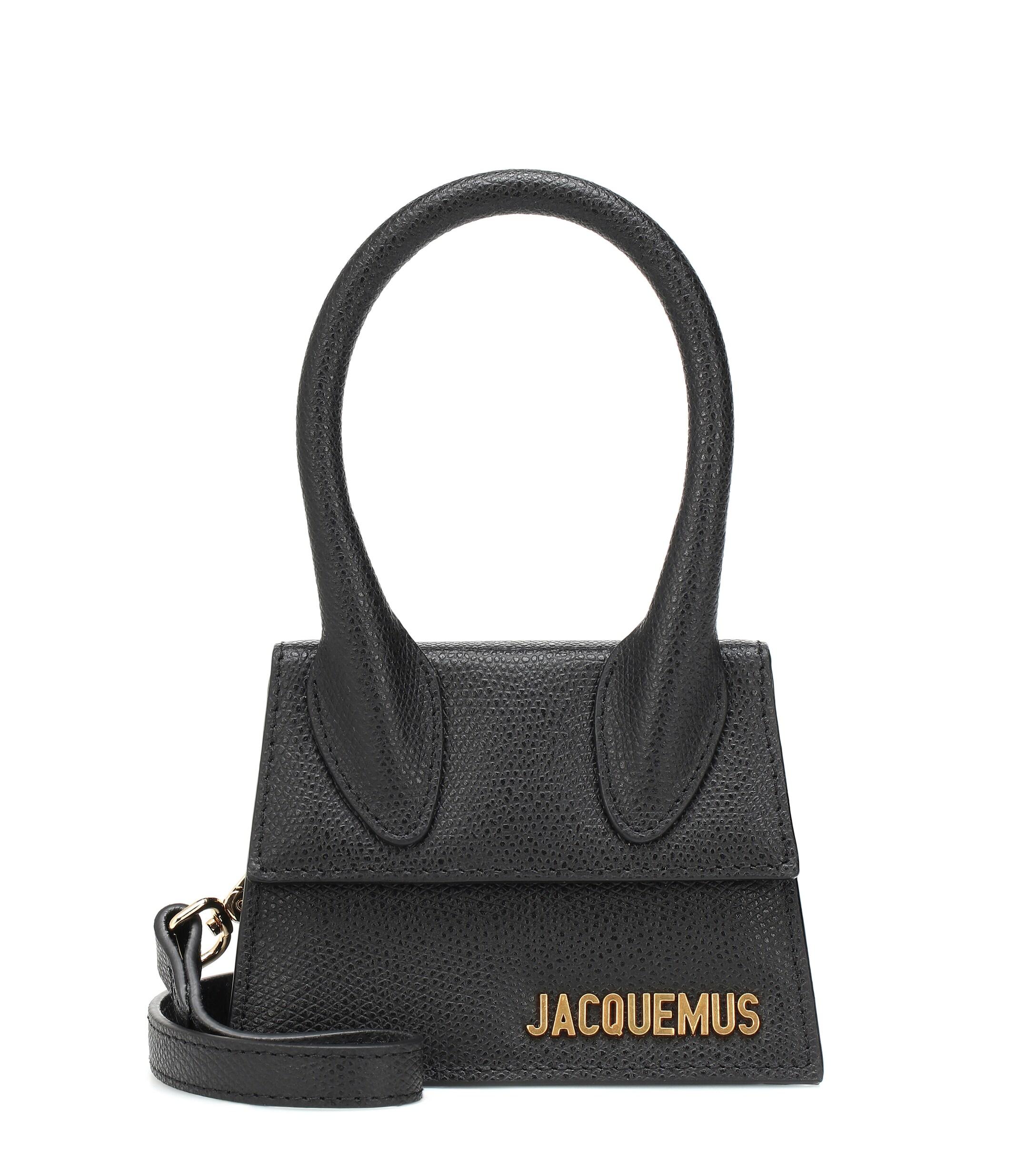 Jacquemus Le Porte Azur Leather Mini Bag - Brown Mini Bags, Handbags -  WJQ37111