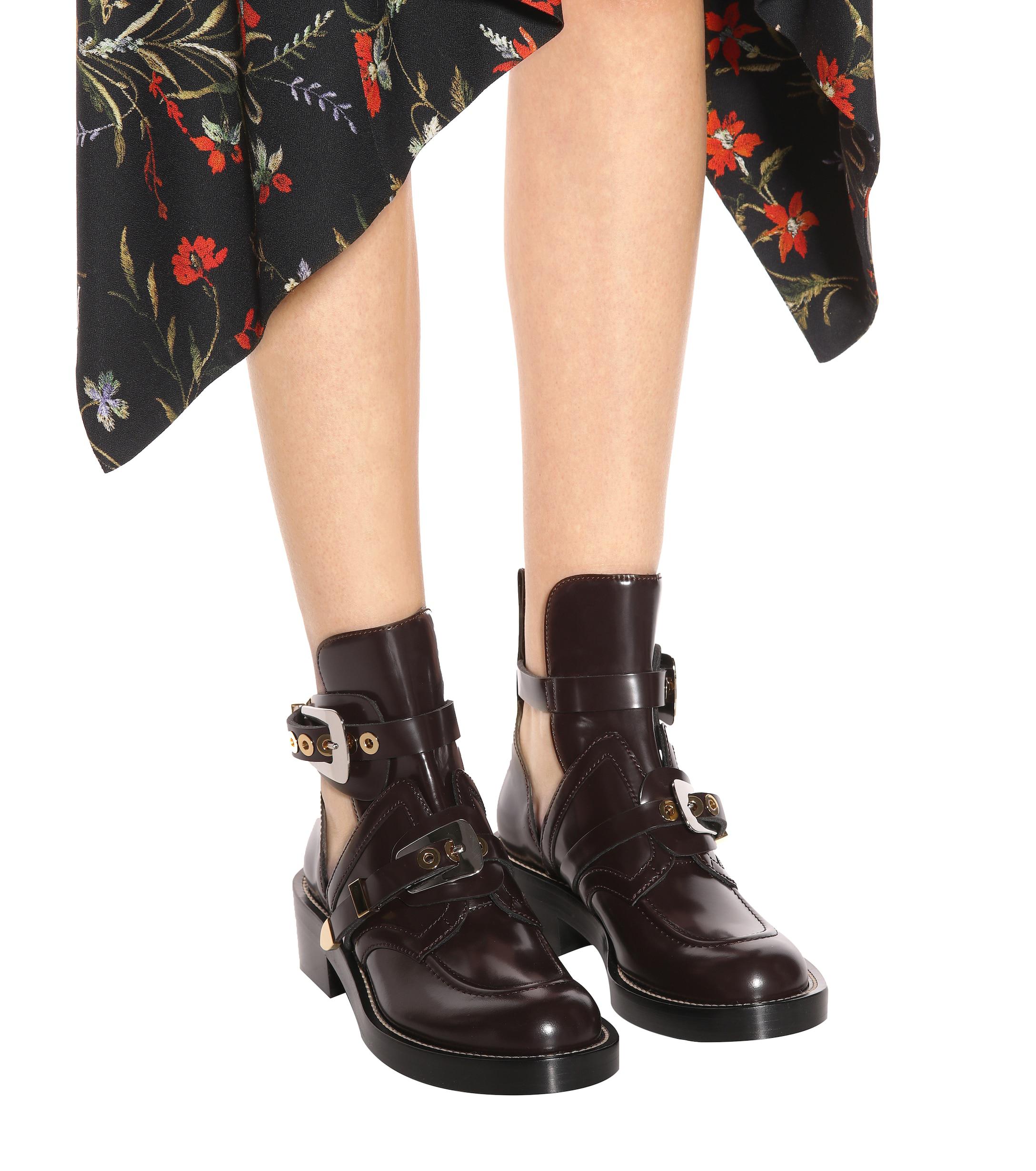 balenciaga derby boots