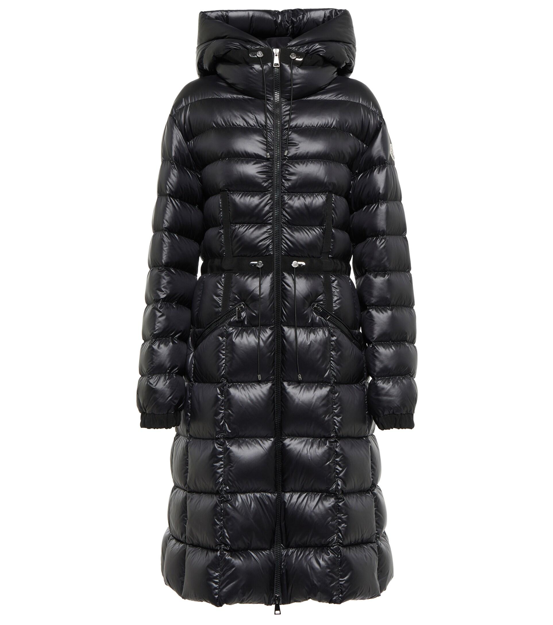 Moncler Cantache Padded Down Coat in Black | Lyst