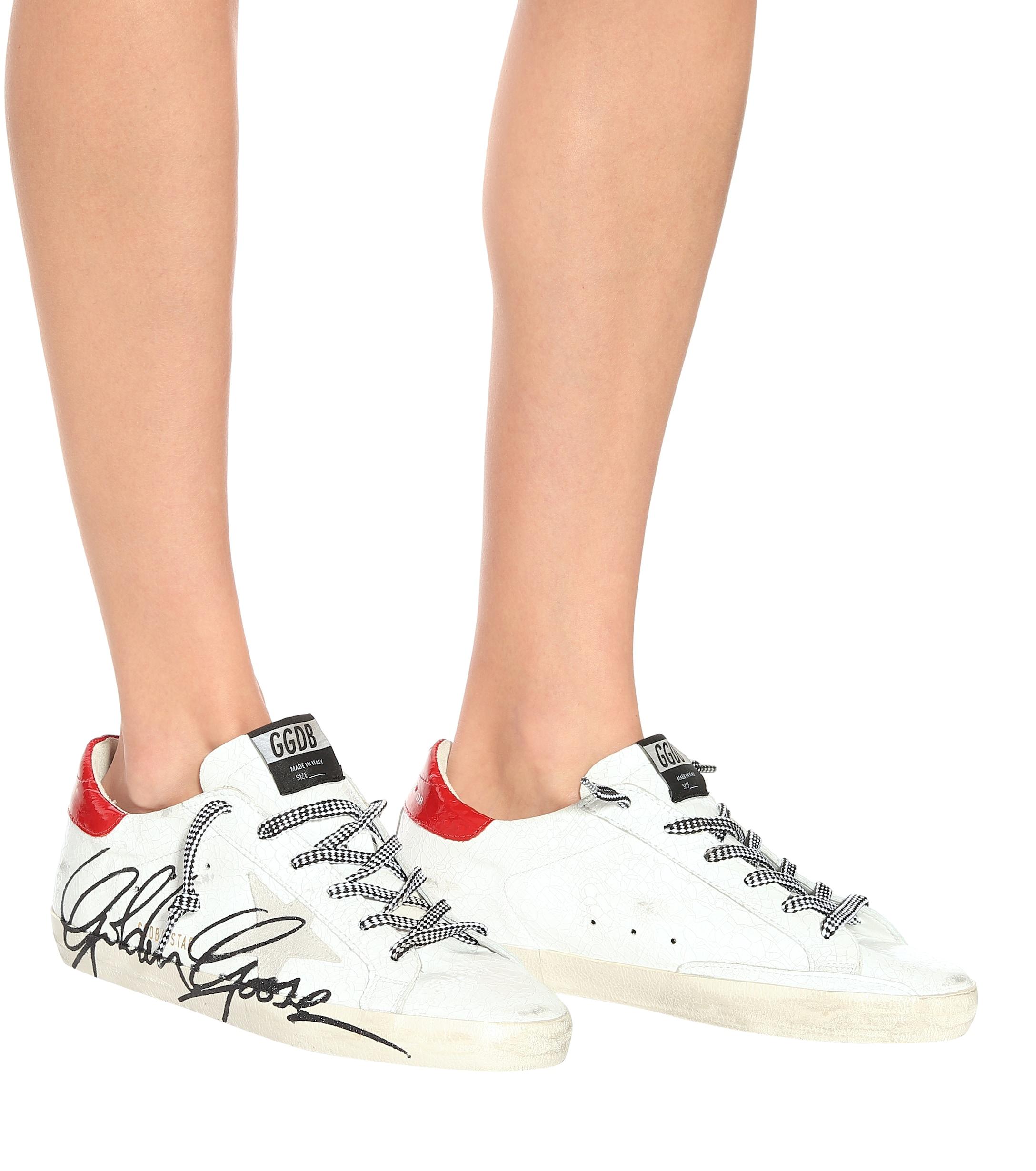 golden goose patent leather