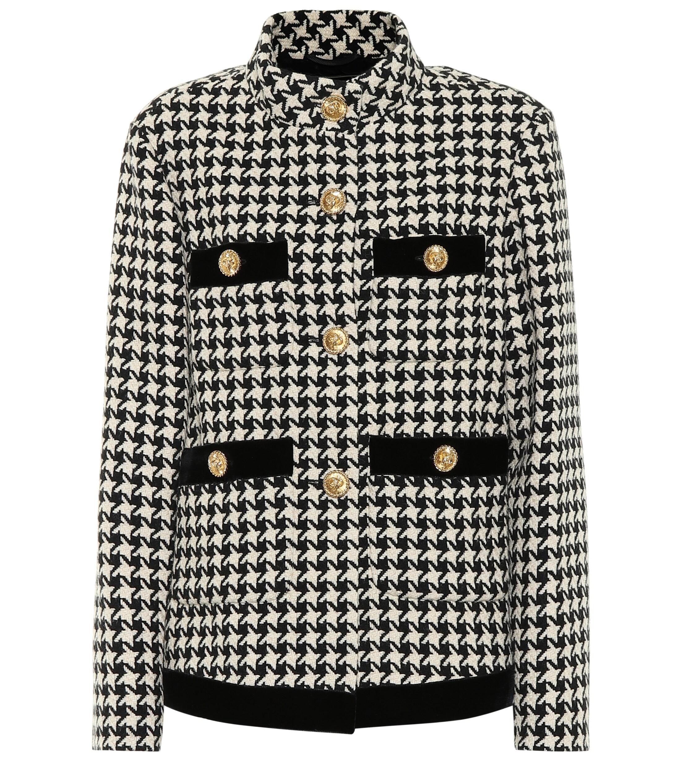 gucci houndstooth jacket
