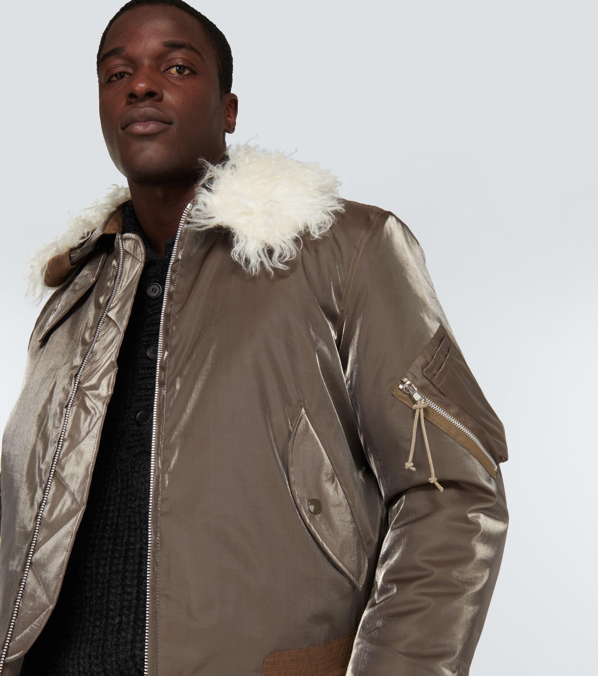 Our Legacy Glyptodon Bomber Jacket in Brown for Men | Lyst