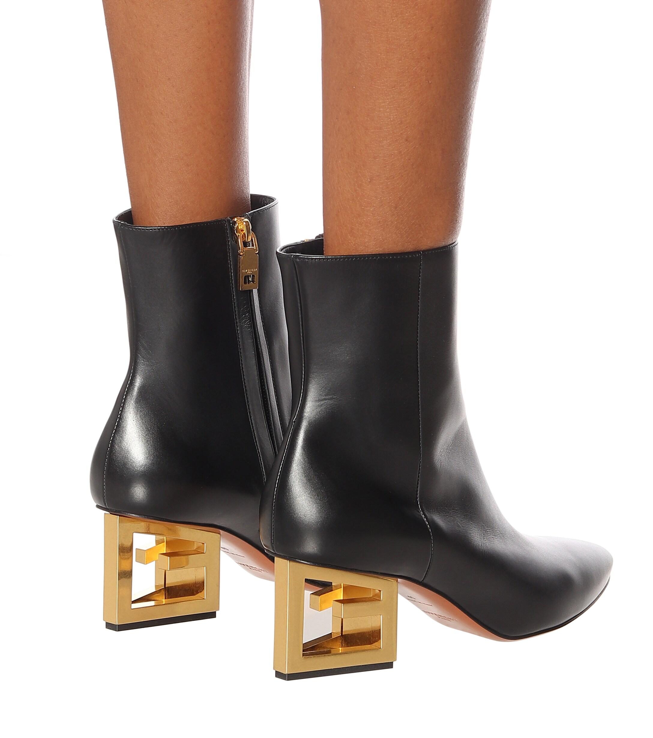 givenchy leather ankle boots