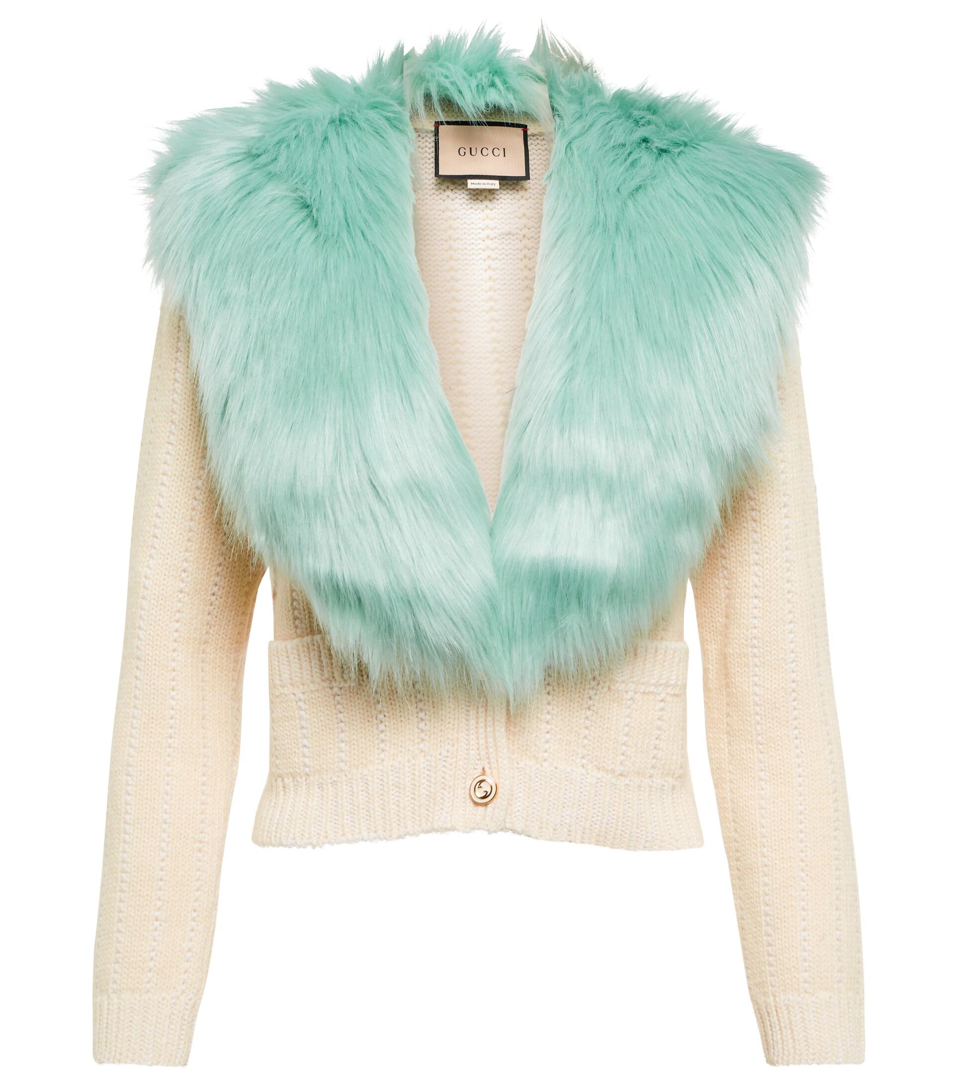 cardigan with fur inside