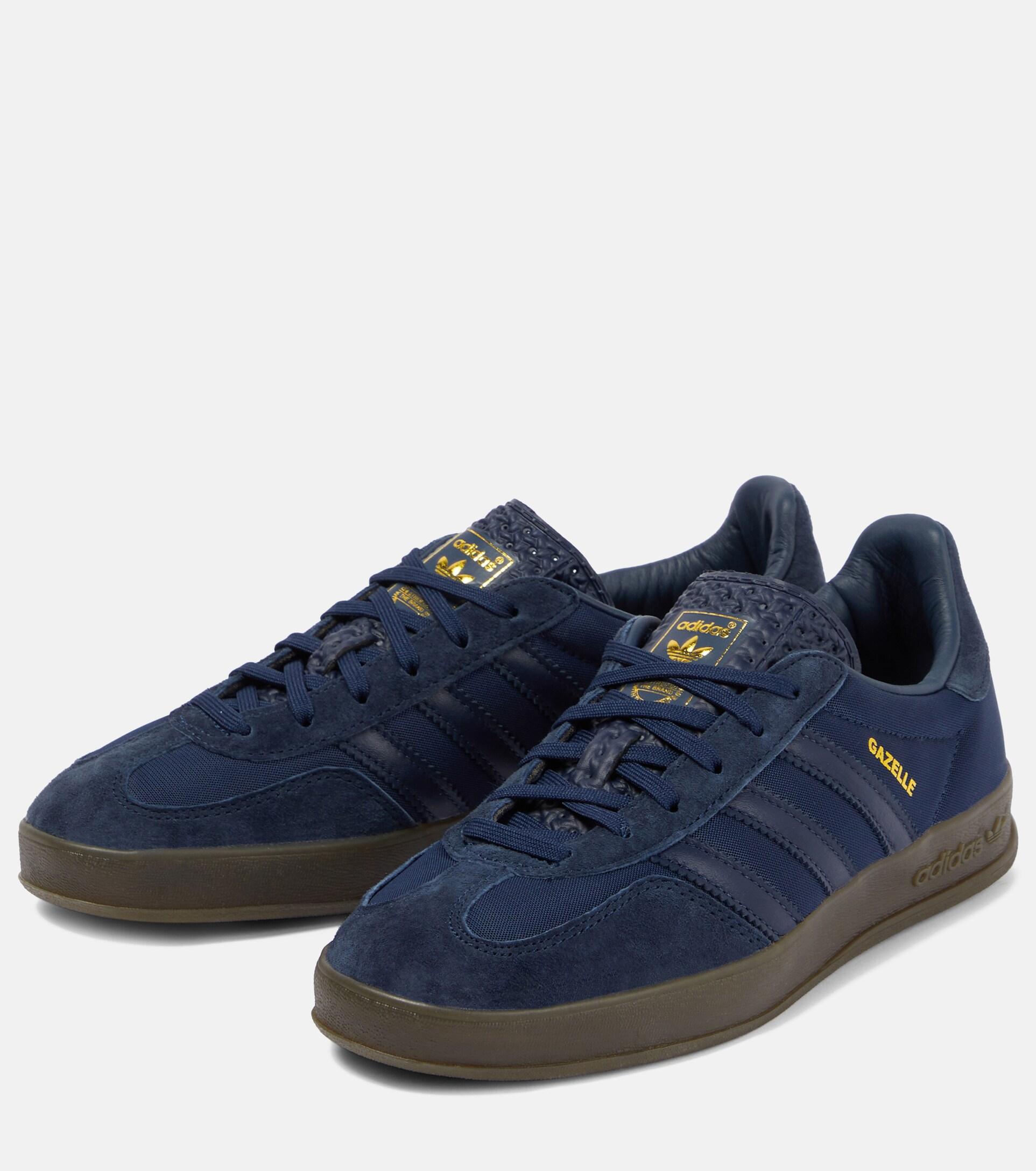 adidas Gazelle Indoor Suede Sneakers in Blue | Lyst