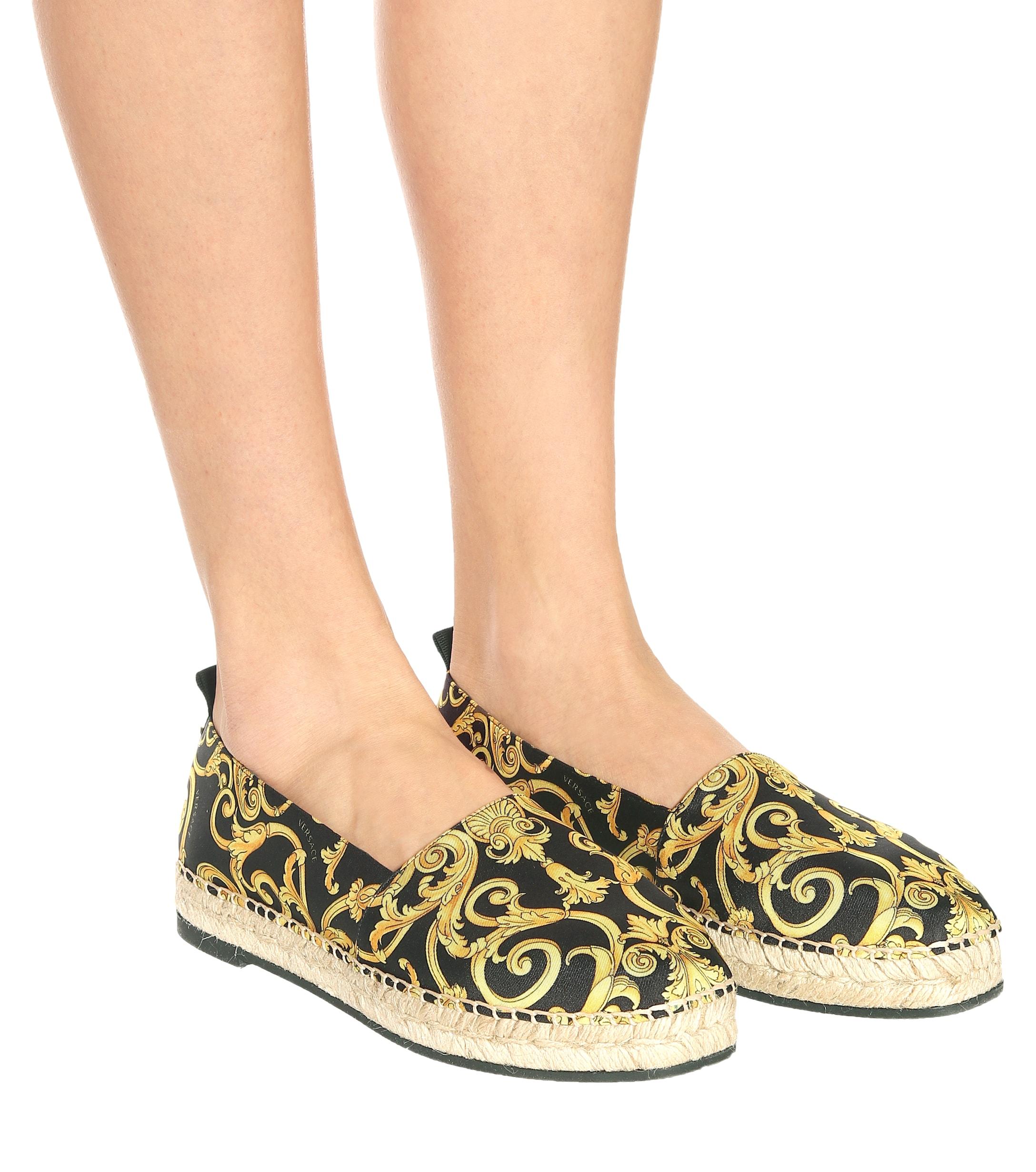 printed espadrilles