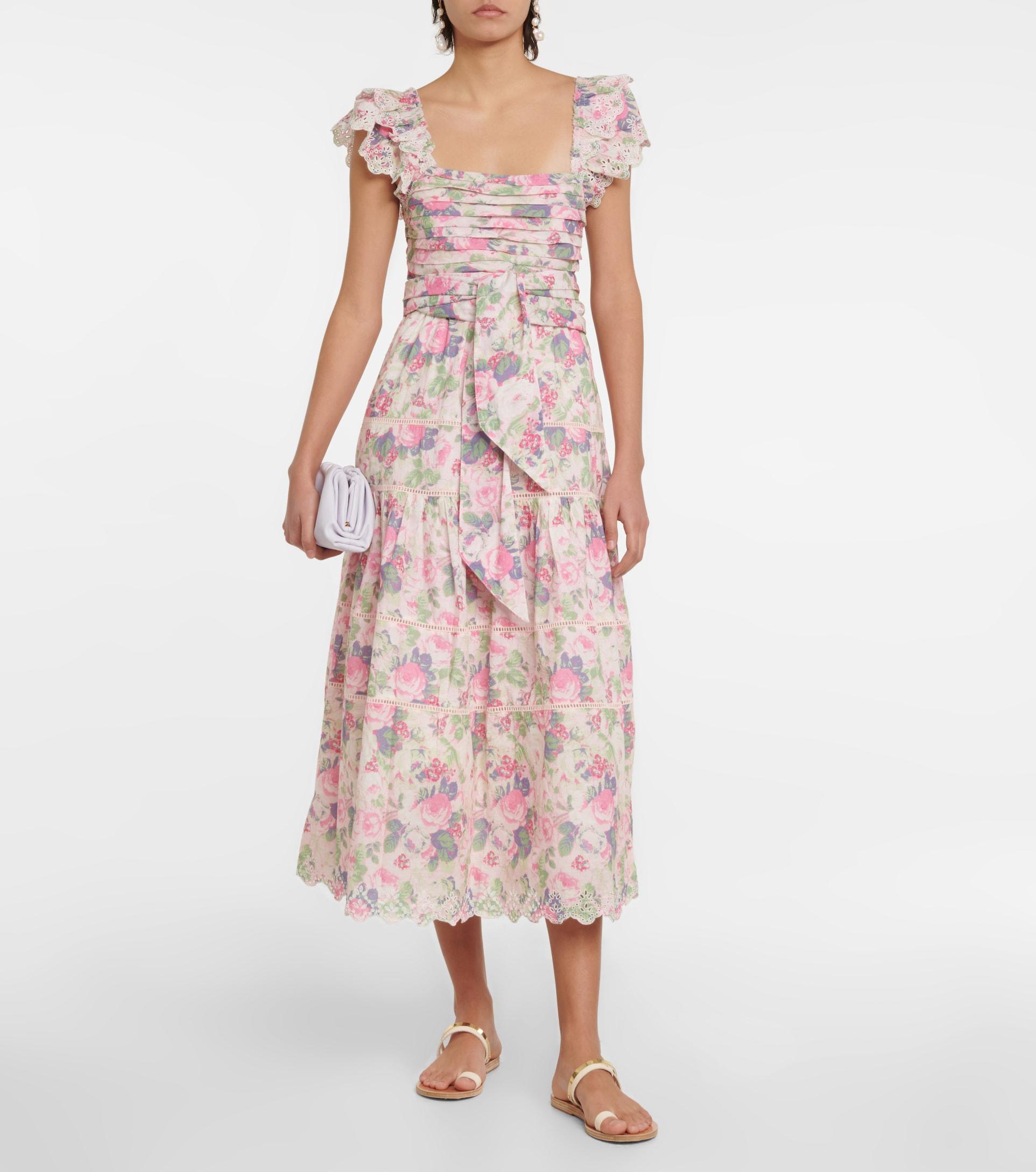 LoveShackFancy Harlyn Floral Cotton 