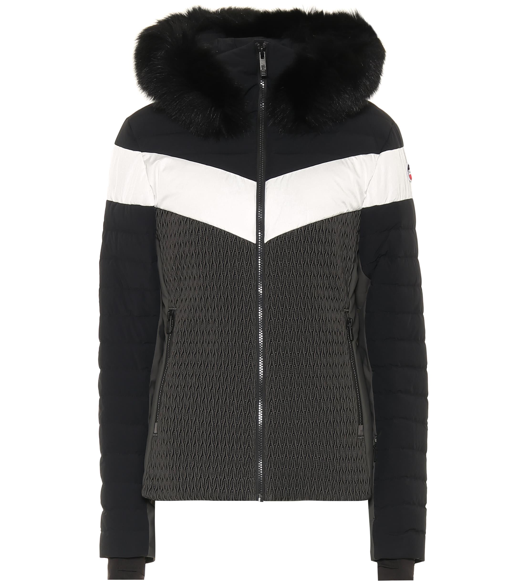 urban exploration gotham faux fur trim hood zip front puffer jacket ii