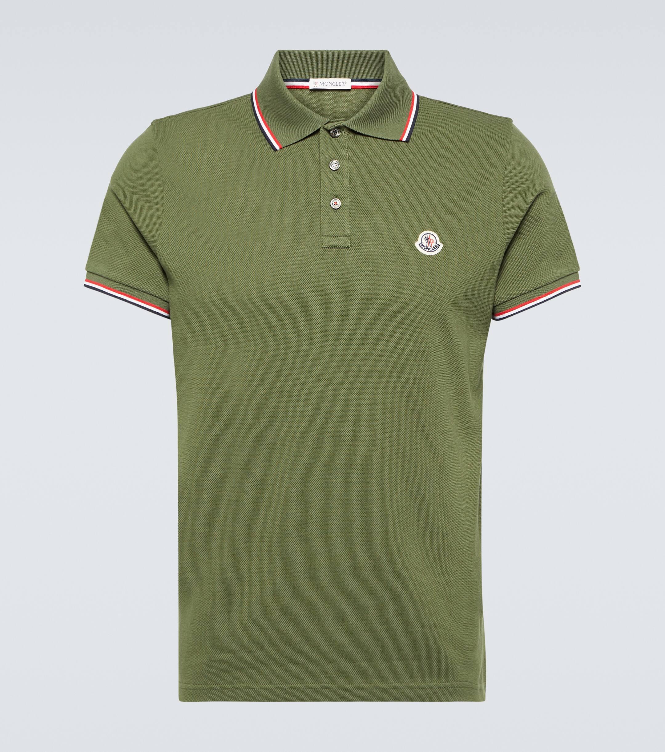 moncler piqué poloshirt