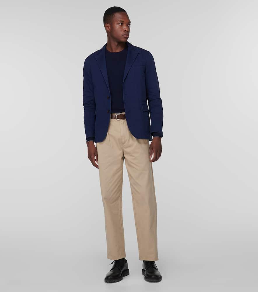 Polo Ralph Lauren Cotton Blazer in Blue for Men Lyst