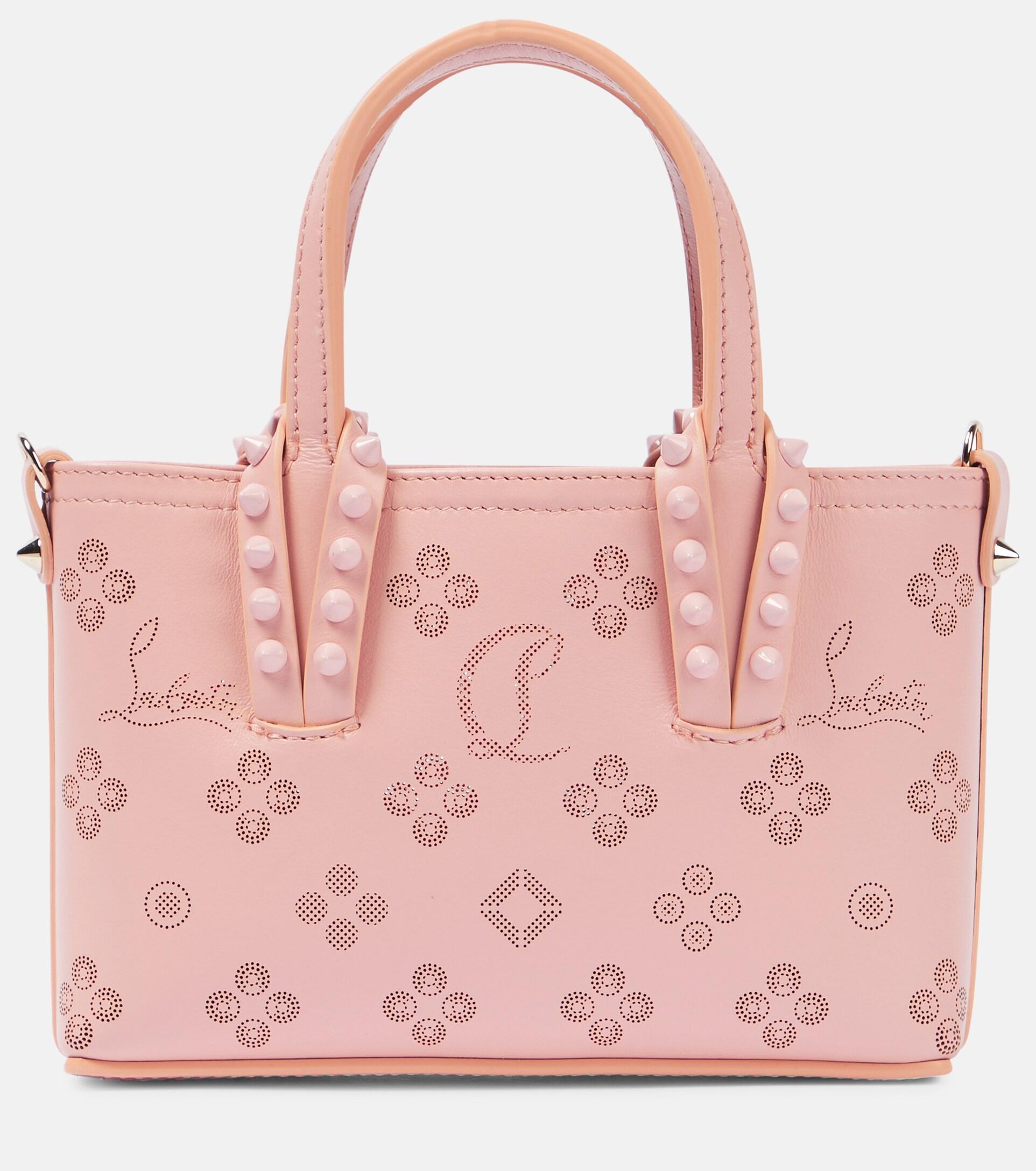 Christian Louboutin Loubishore Floral-Embroidered Tote Bag - Pink Totes,  Handbags - CHT299796