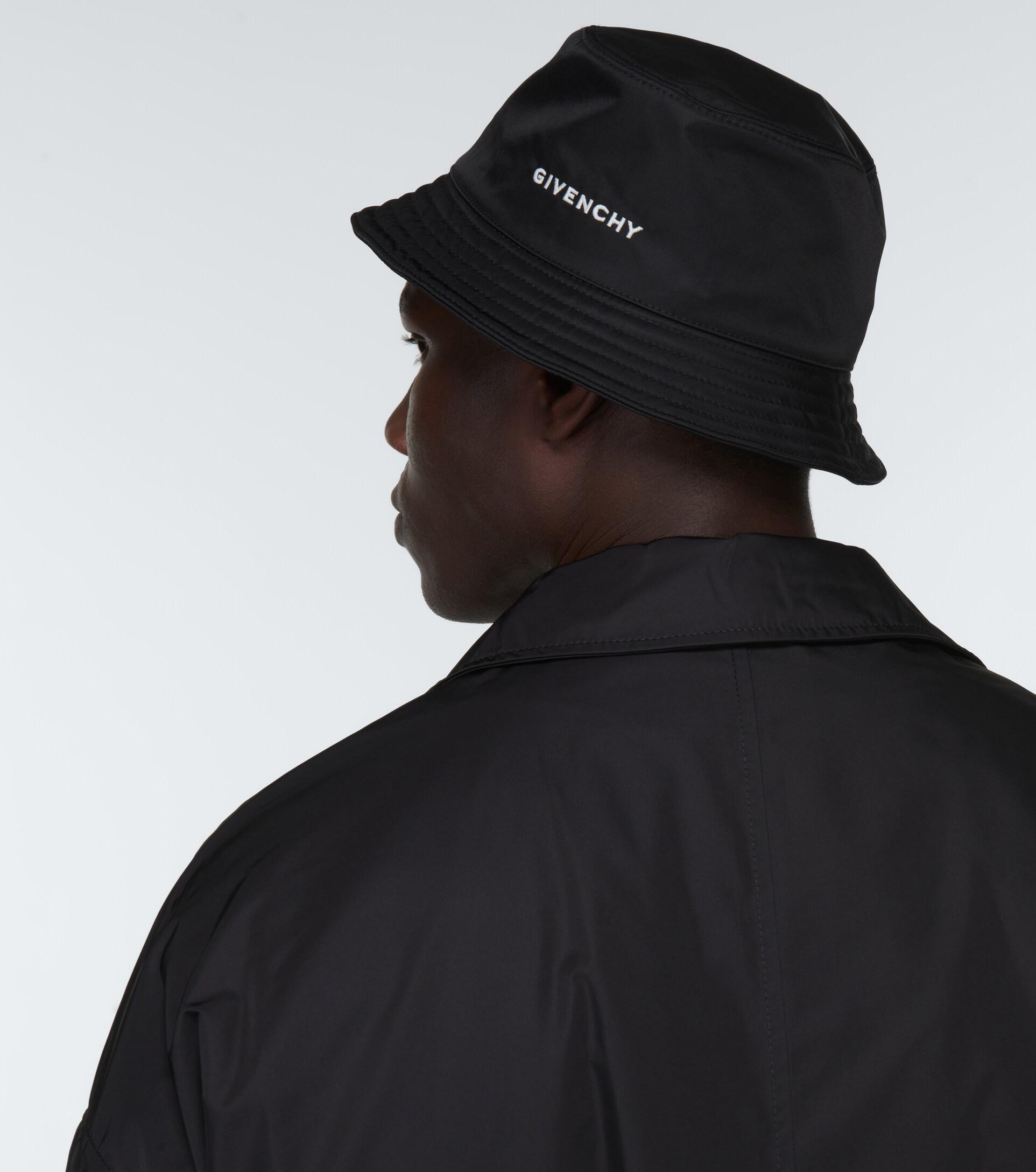 Givenchy Synthetic Logo Nylon Bucket Hat in Black for Men | Lyst