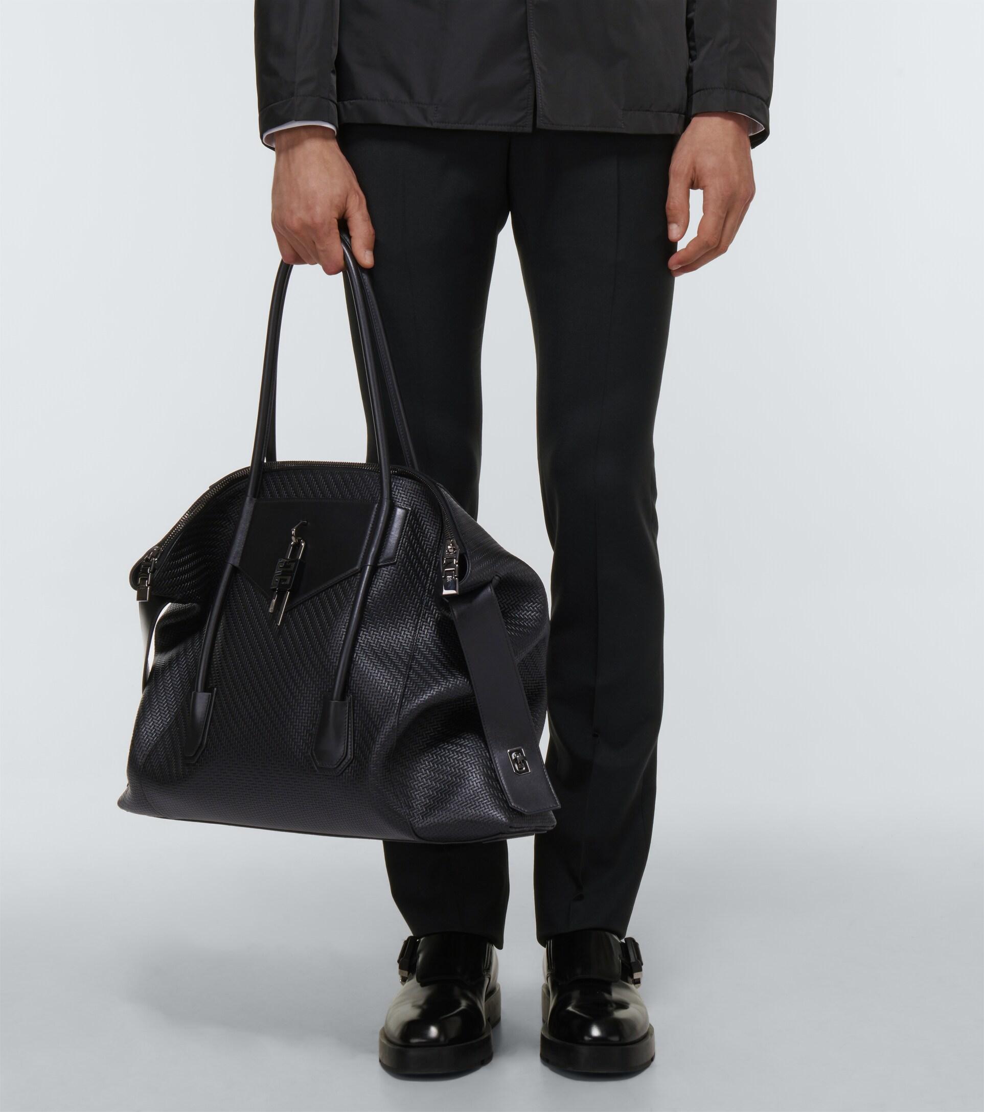 Givenchy Antigona Soft Large Leather Tote Bag in Black for Men | Lyst