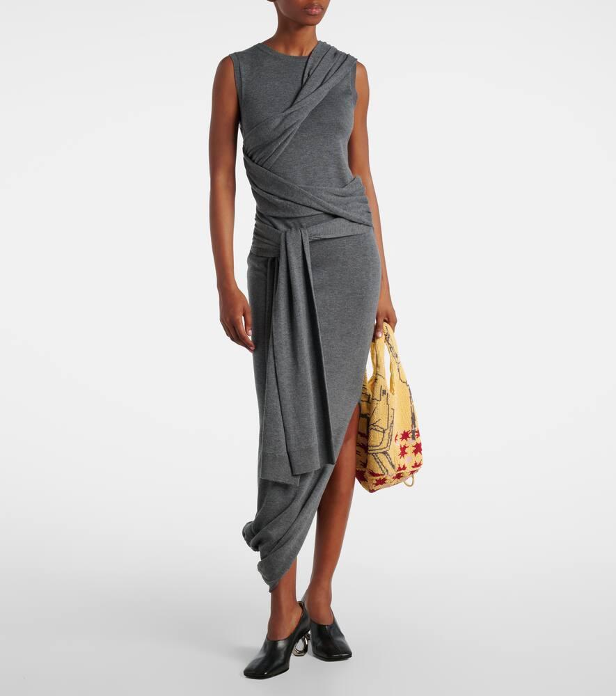ワンピース J W ANDERSON DRESS (DR0479PG1777) JW ANDERSON One-shoulder asymmetric stretch-jersey dress